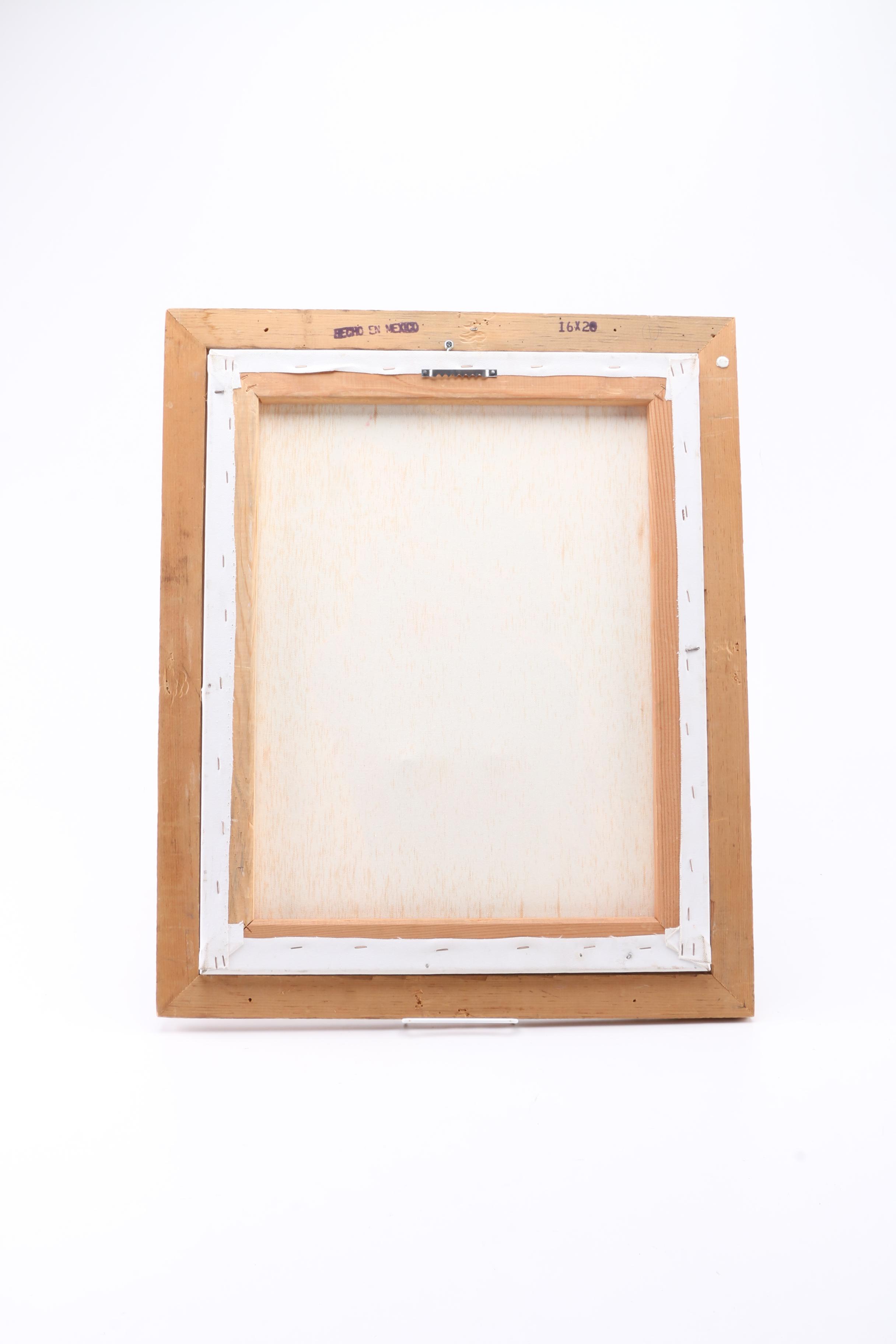 Ann Tollstrup Oil Painting on Canvas of Woman Carrying Vases