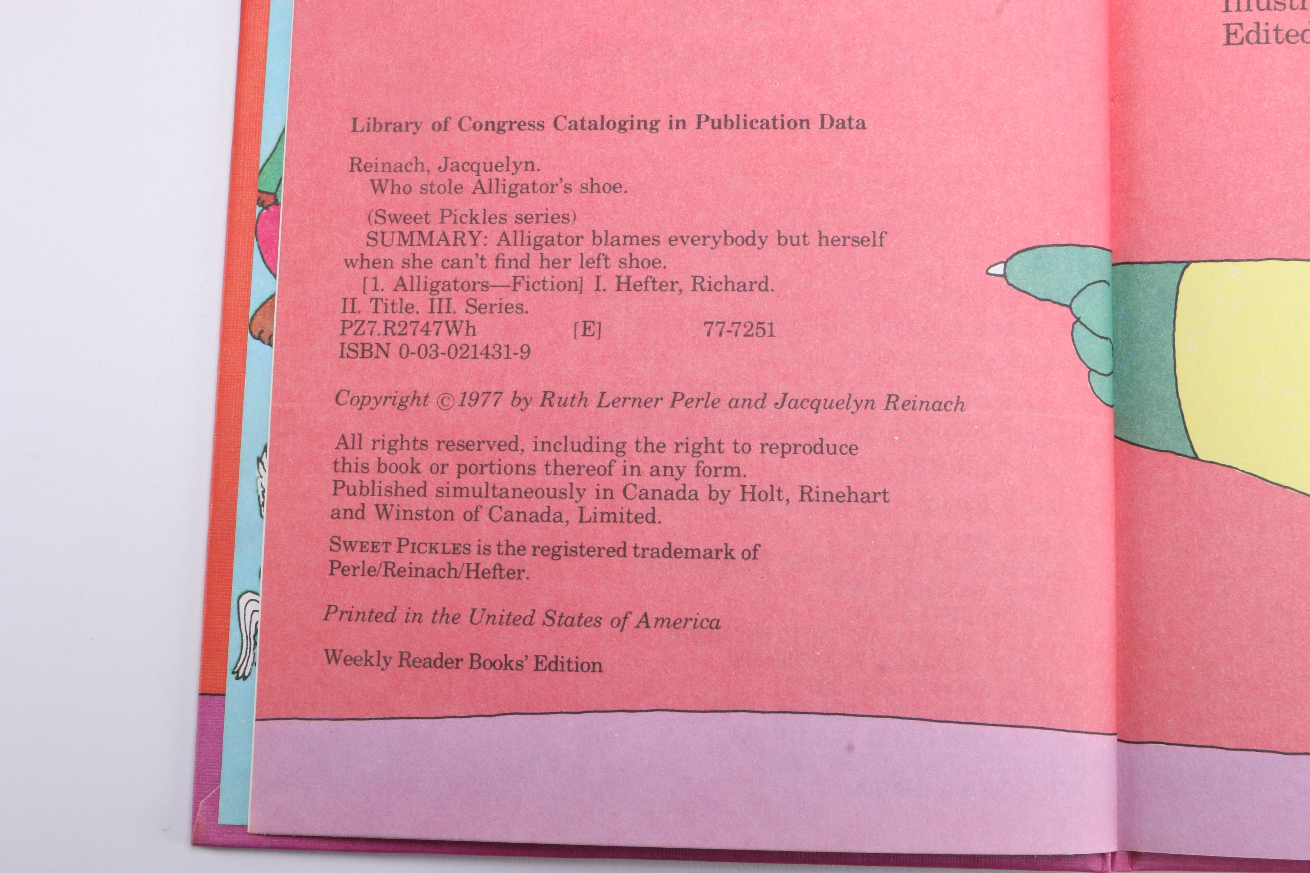 1977 "Sweet Pickles" Children's Books