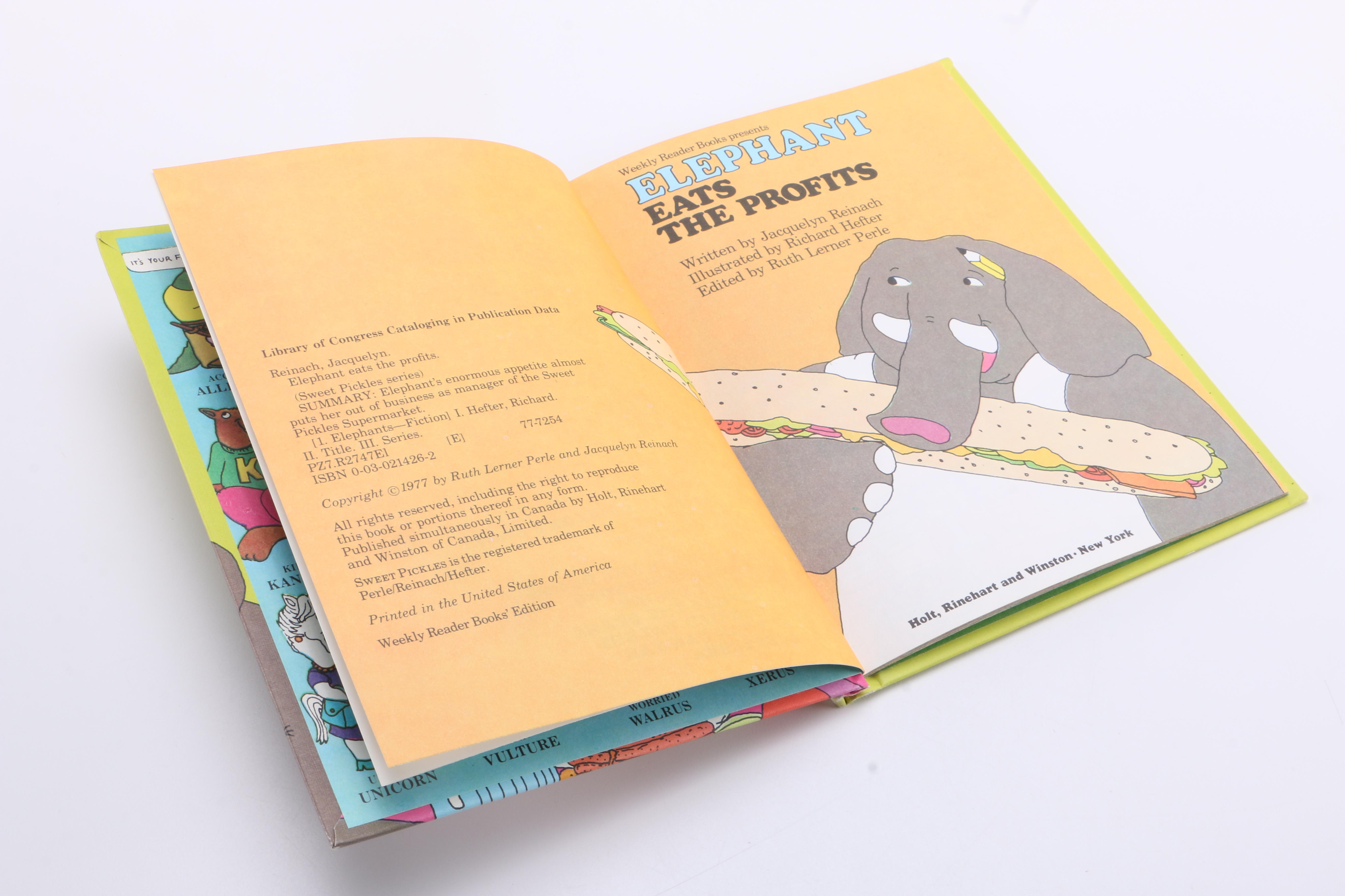 1977 "Sweet Pickles" Children's Books