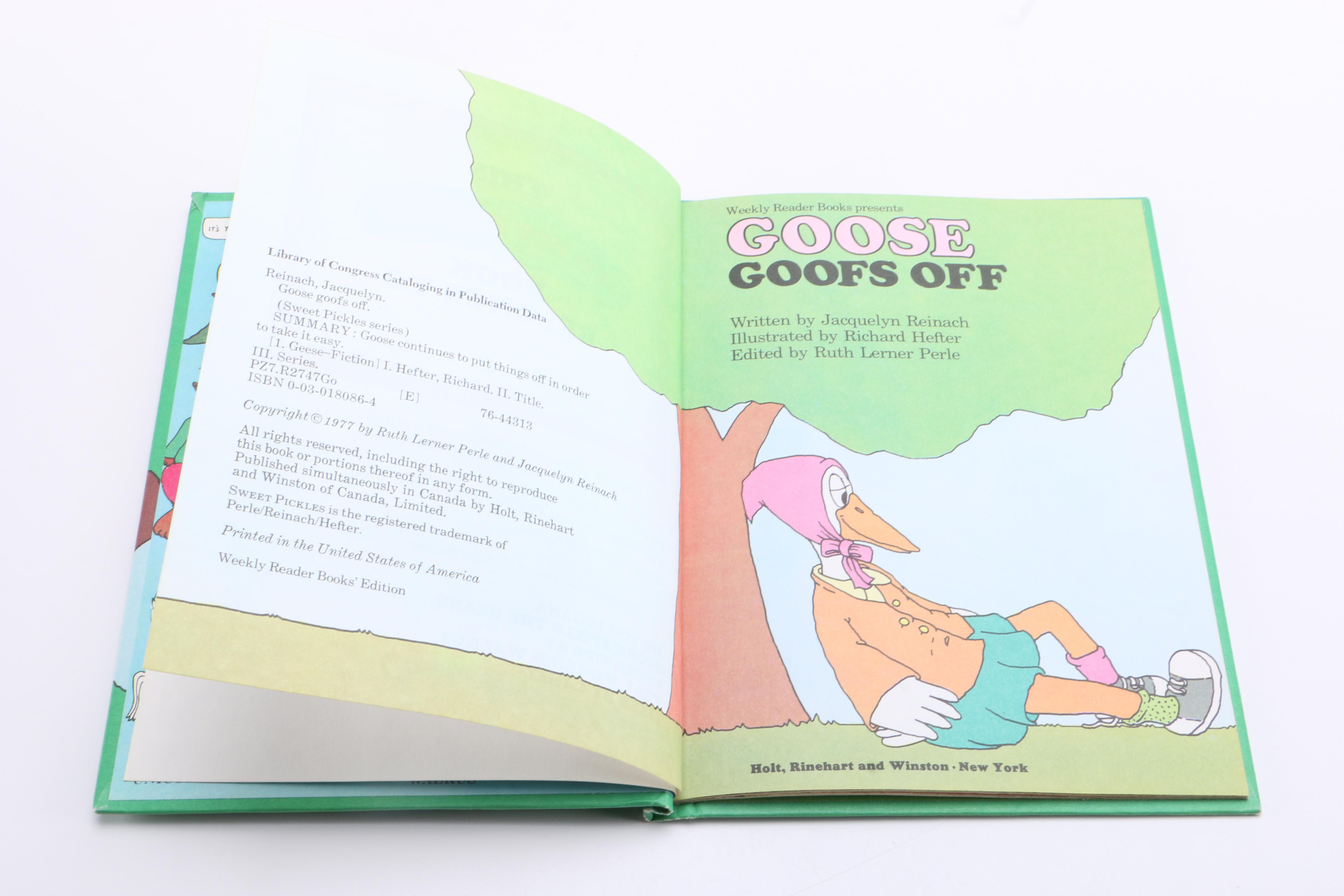 1977 "Sweet Pickles" Children's Books