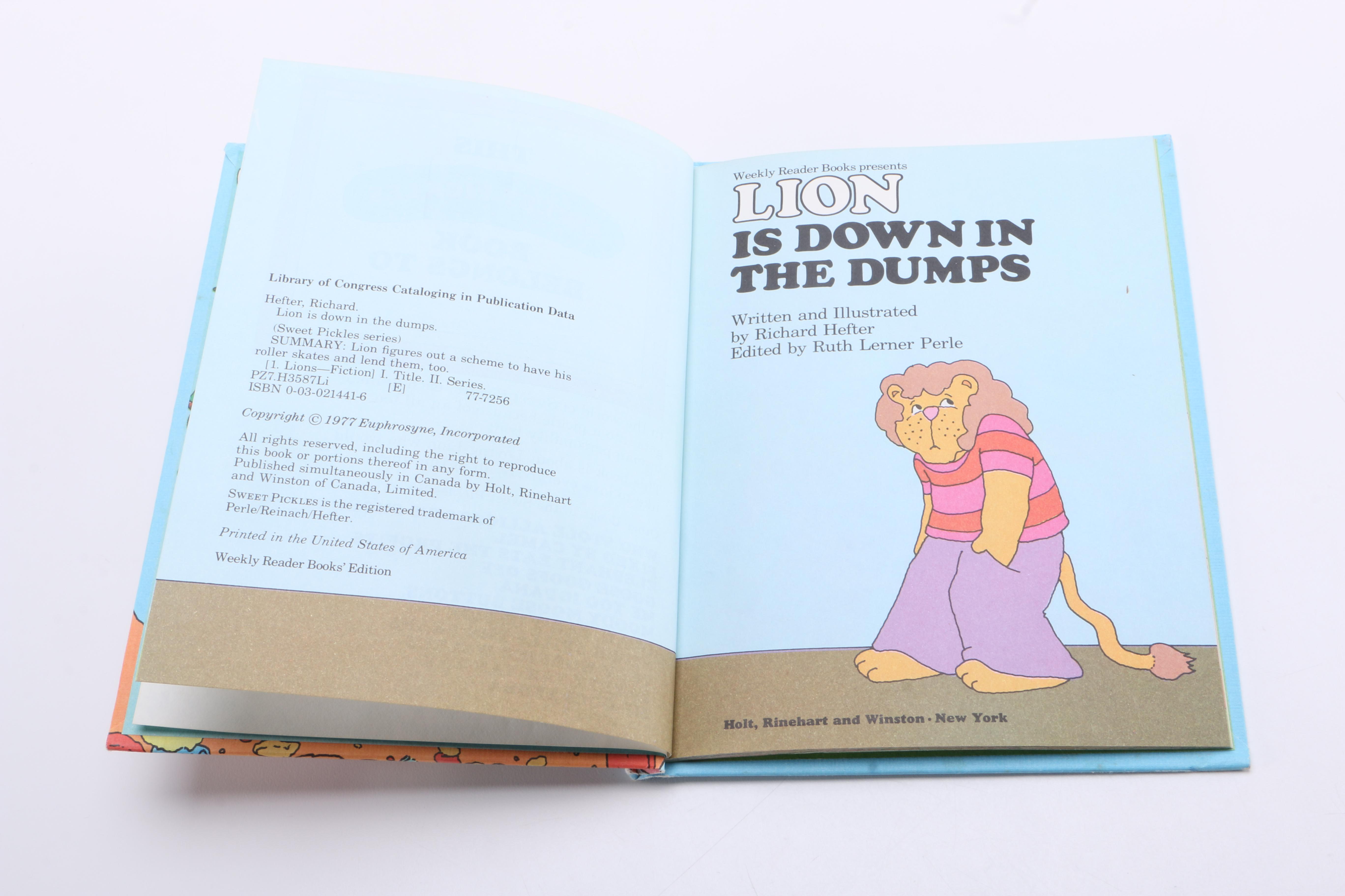 1977 "Sweet Pickles" Children's Books