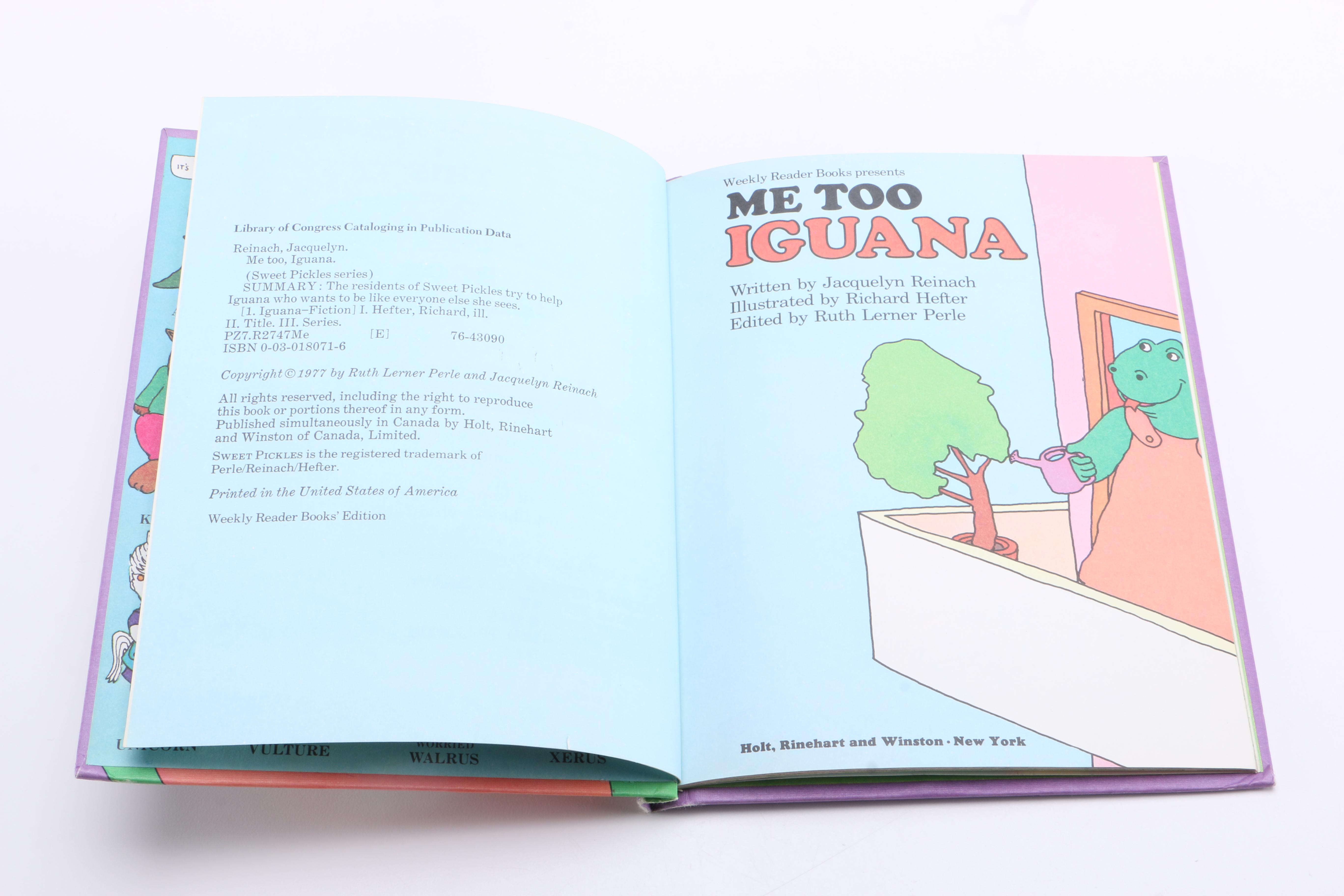 1977 "Sweet Pickles" Children's Books