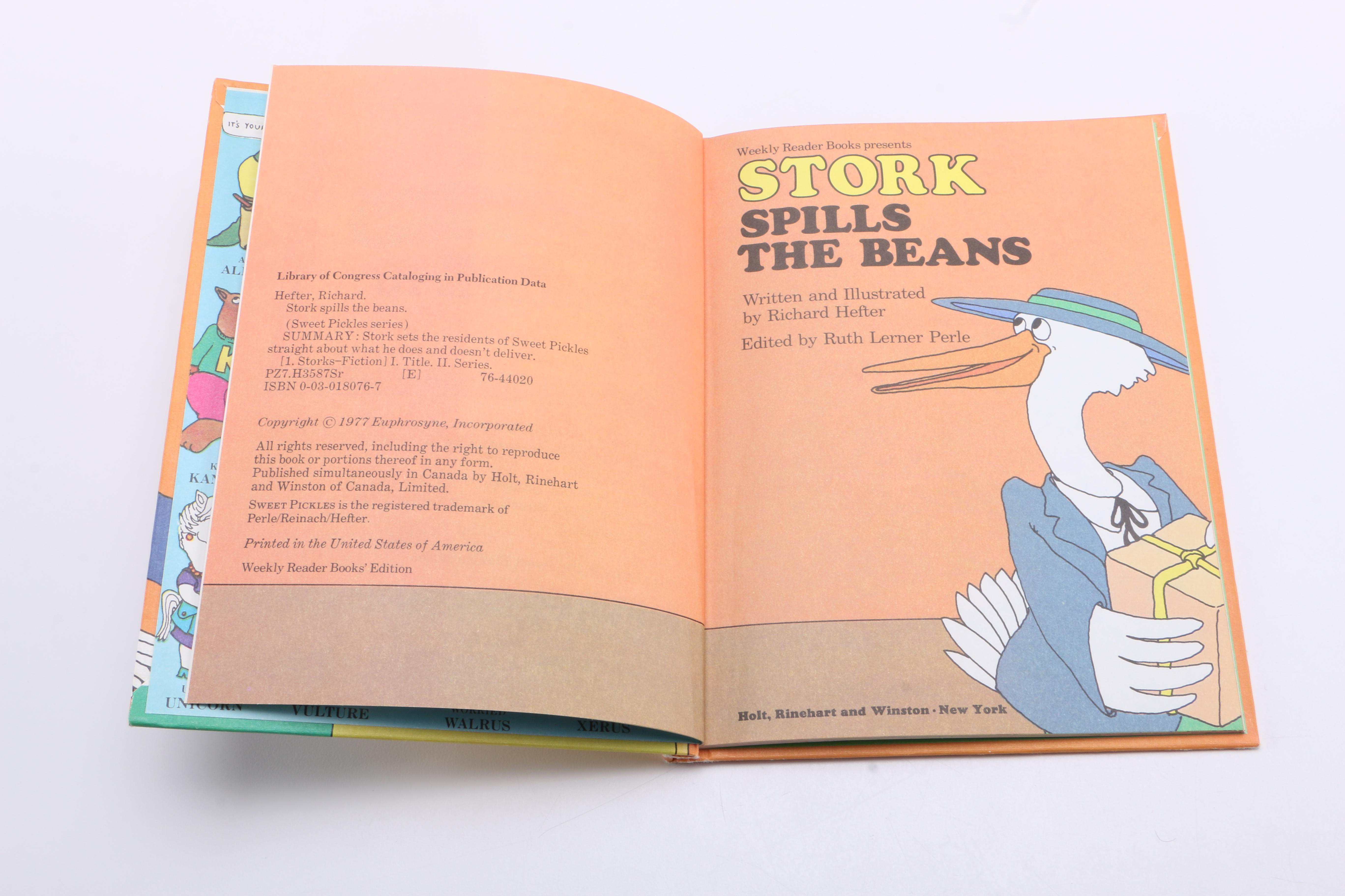 1977 "Sweet Pickles" Children's Books