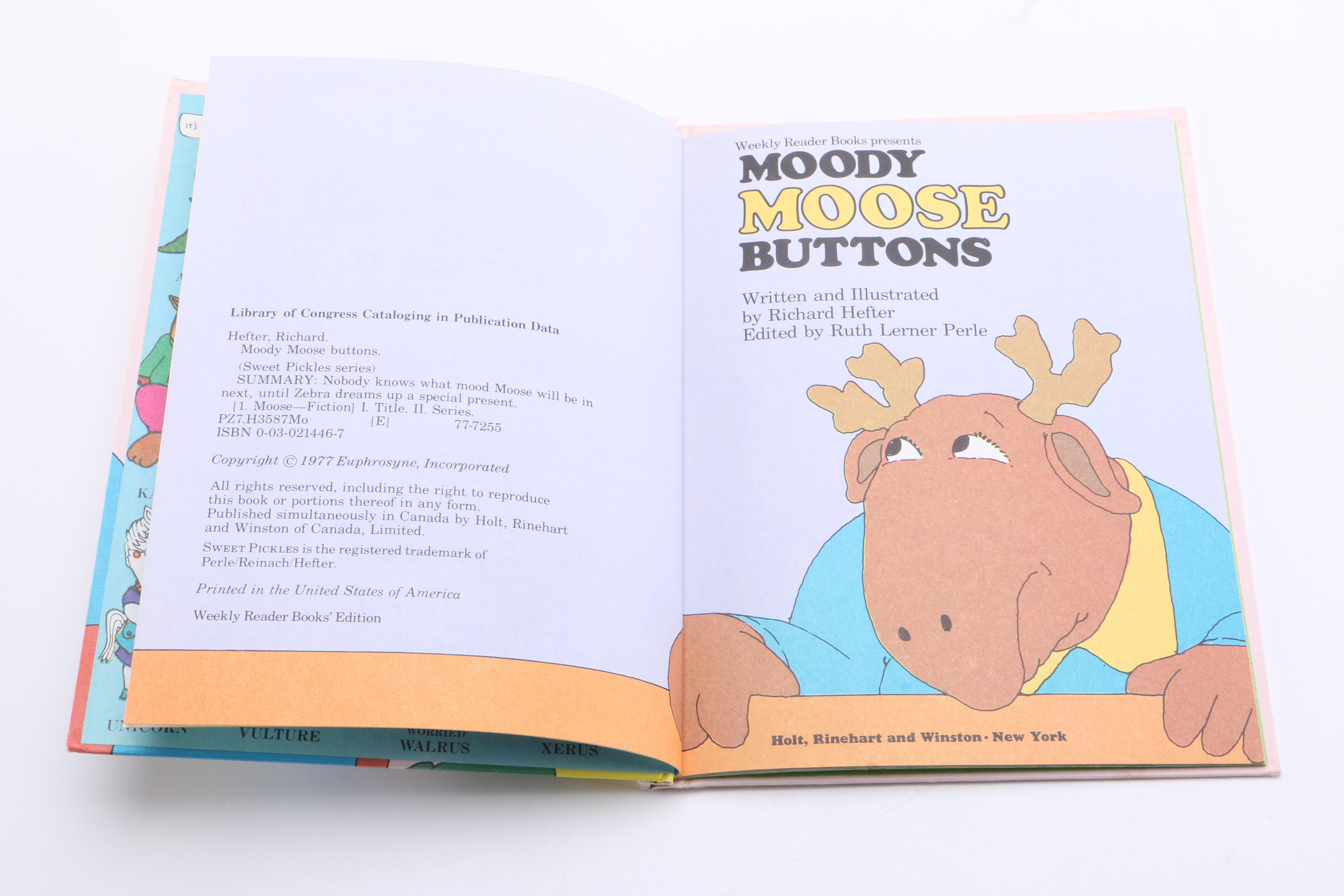 1977 "Sweet Pickles" Children's Books