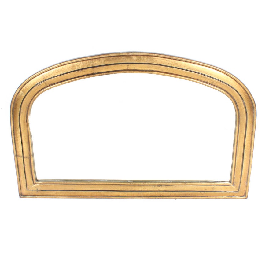 Creative Co-Op Metallic Gold Tone Wall Mirror