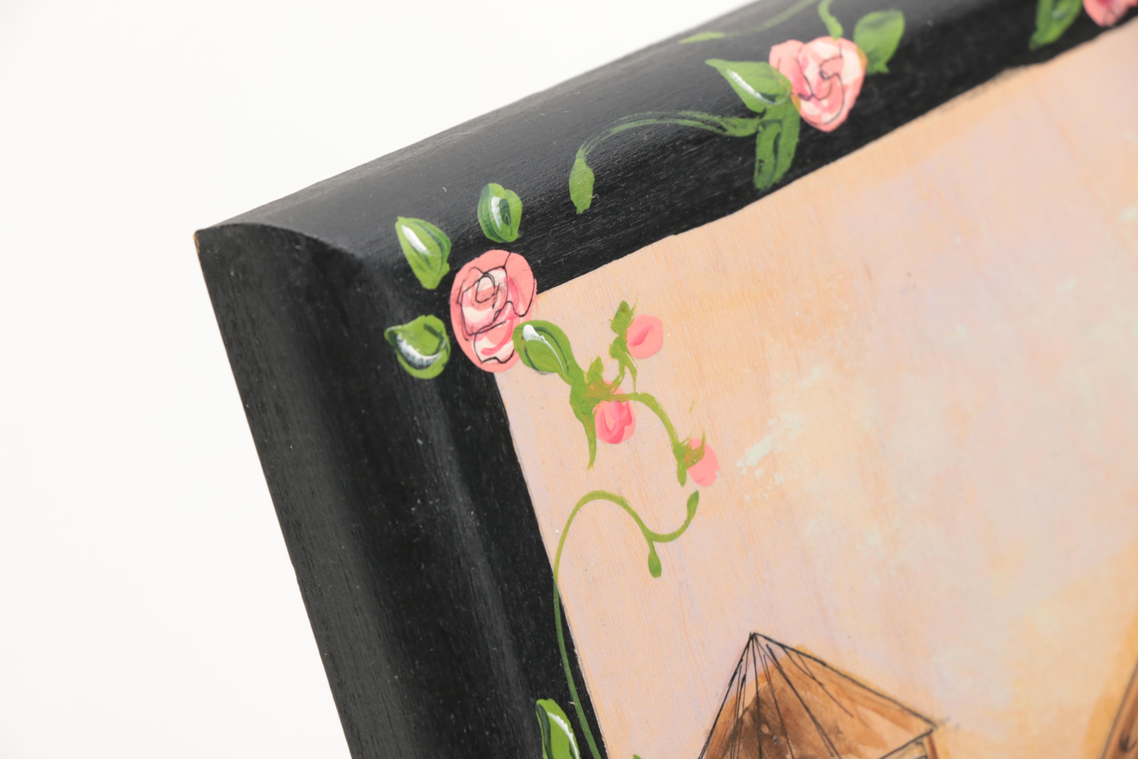 1993 Rita Ann Acrylic Painting on Panel "Scarborough Fair"