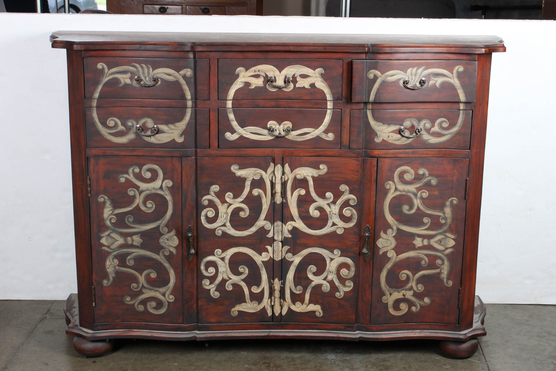 Guild Masters Hand Painted Credenza