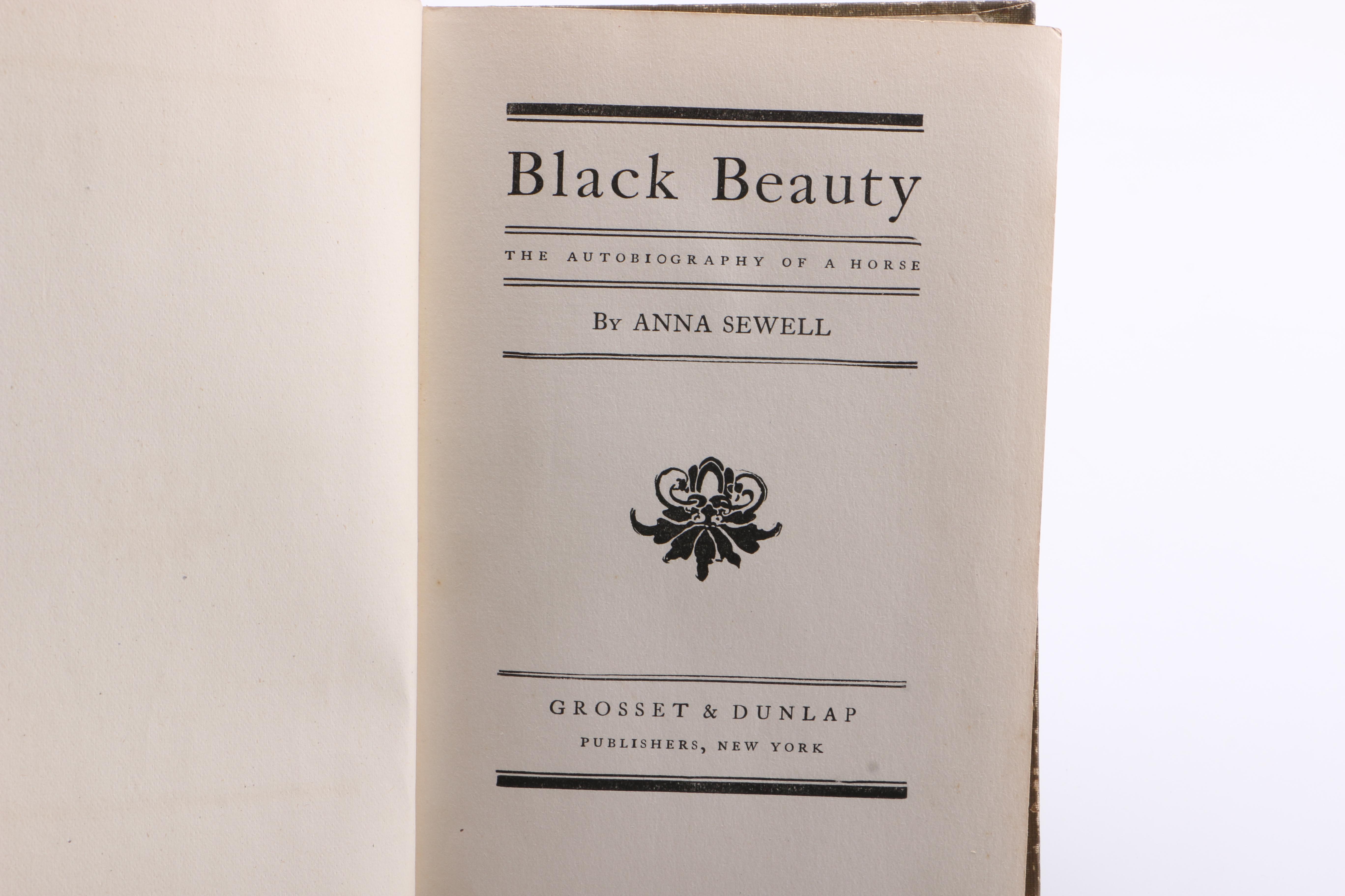 Early 1900s "Black Beauty" by Anna Sewell