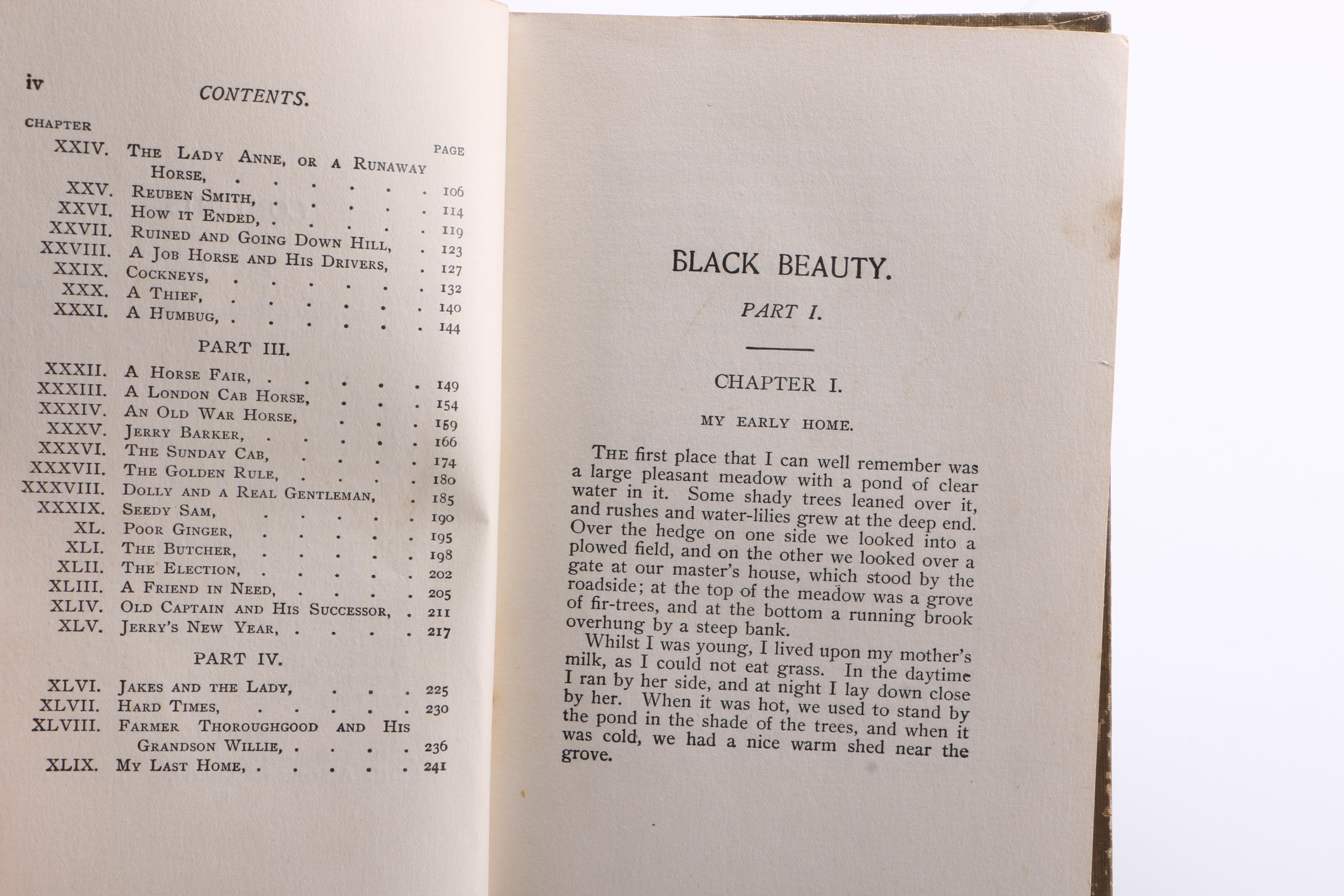 Early 1900s "Black Beauty" by Anna Sewell