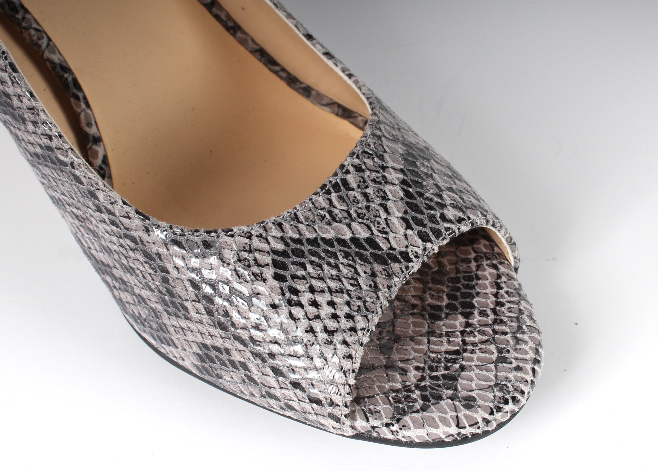 Cole Haan Peep Toe Pumps With J. Renee Slingbacks