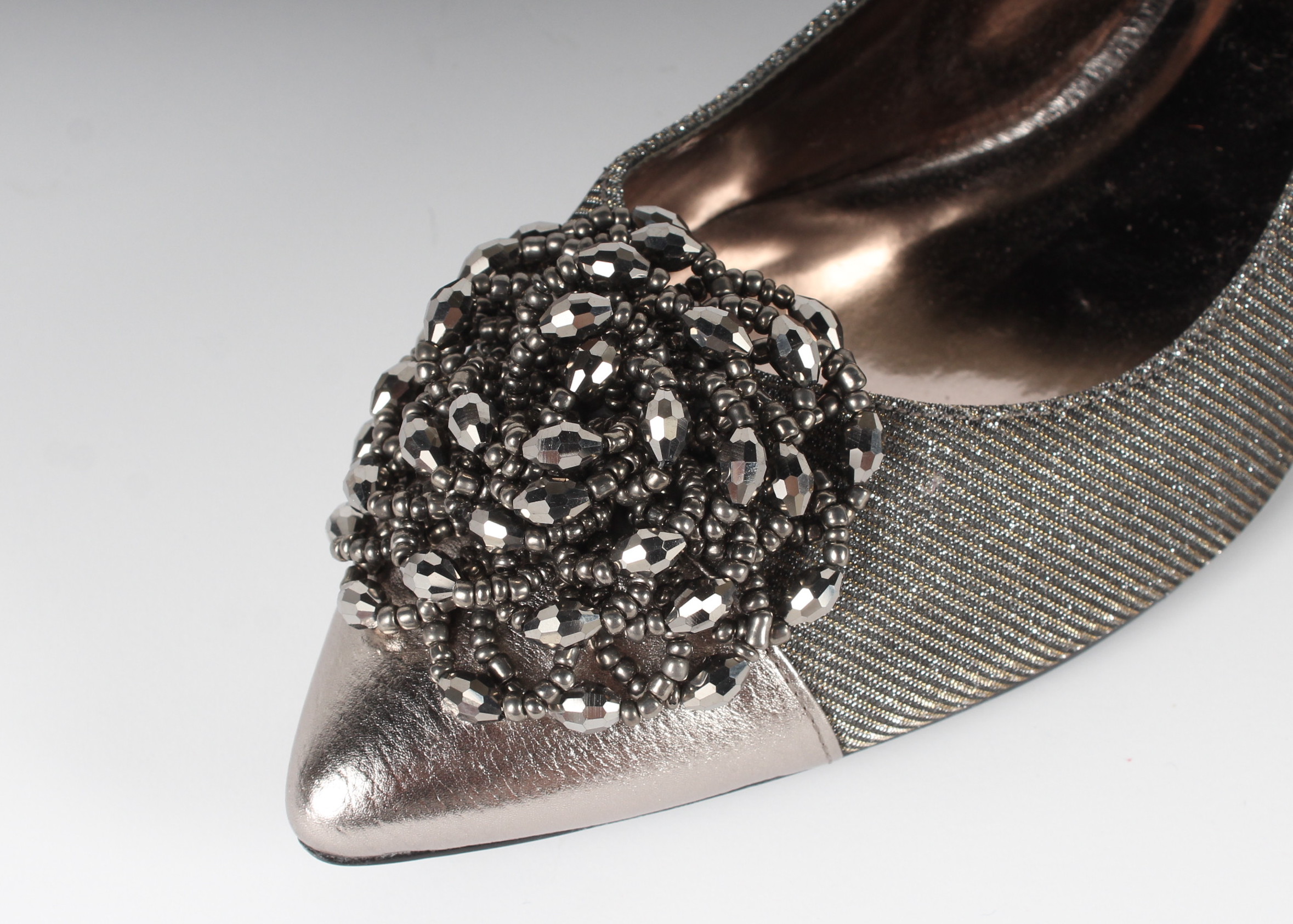 Cole Haan Peep Toe Pumps With J. Renee Slingbacks