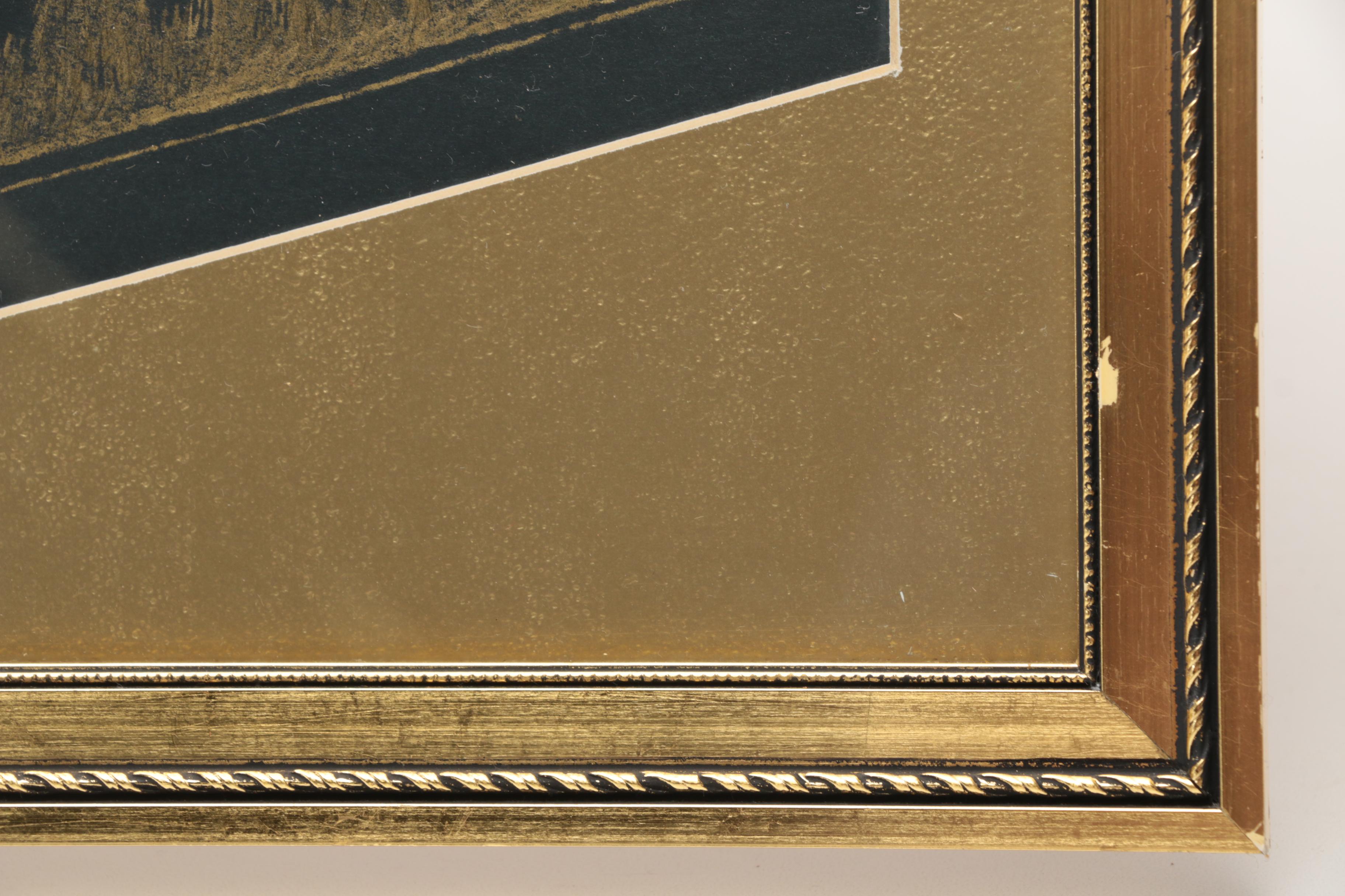 Gouache on Paper After a Medieval Relief