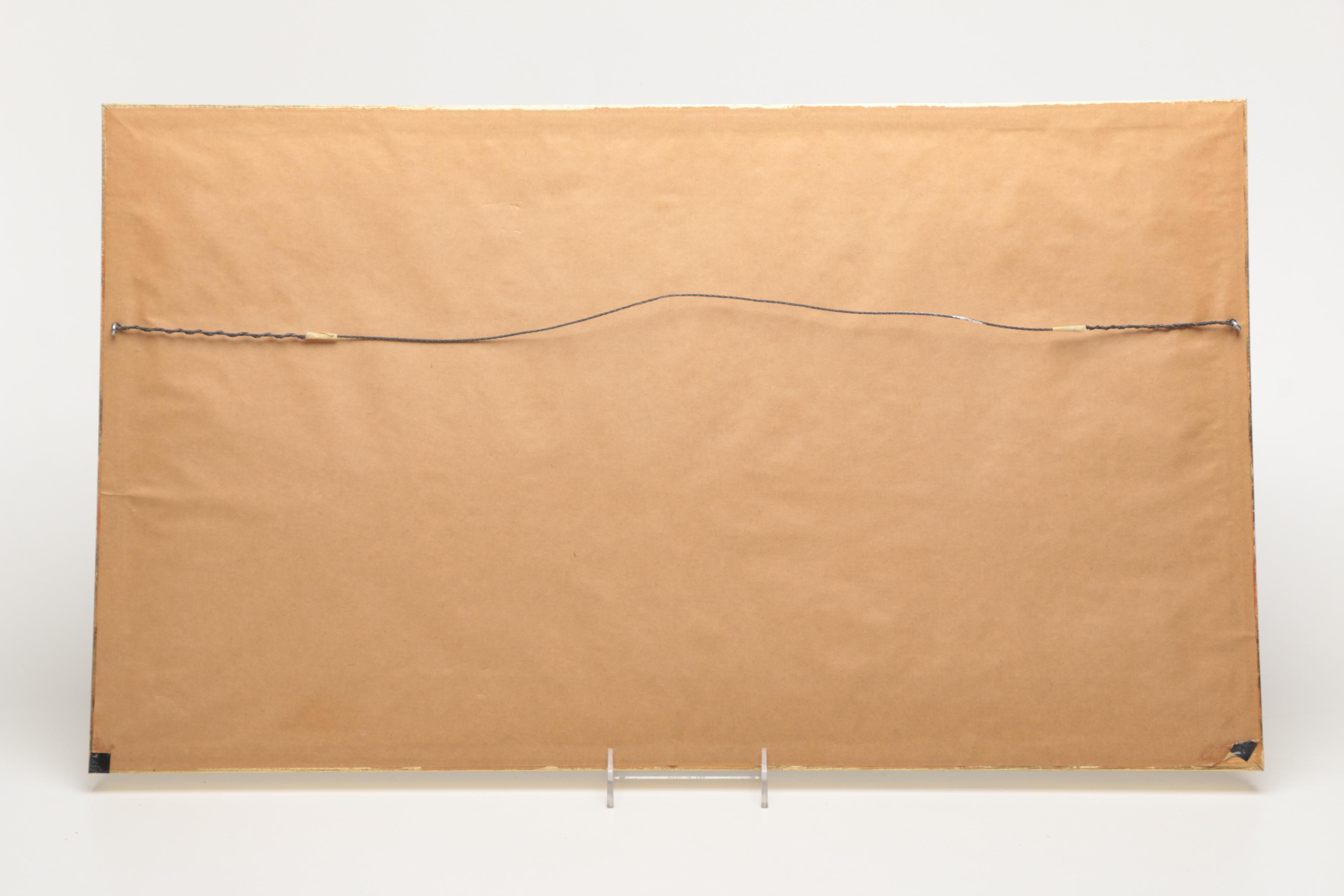 Gouache on Paper After a Medieval Relief