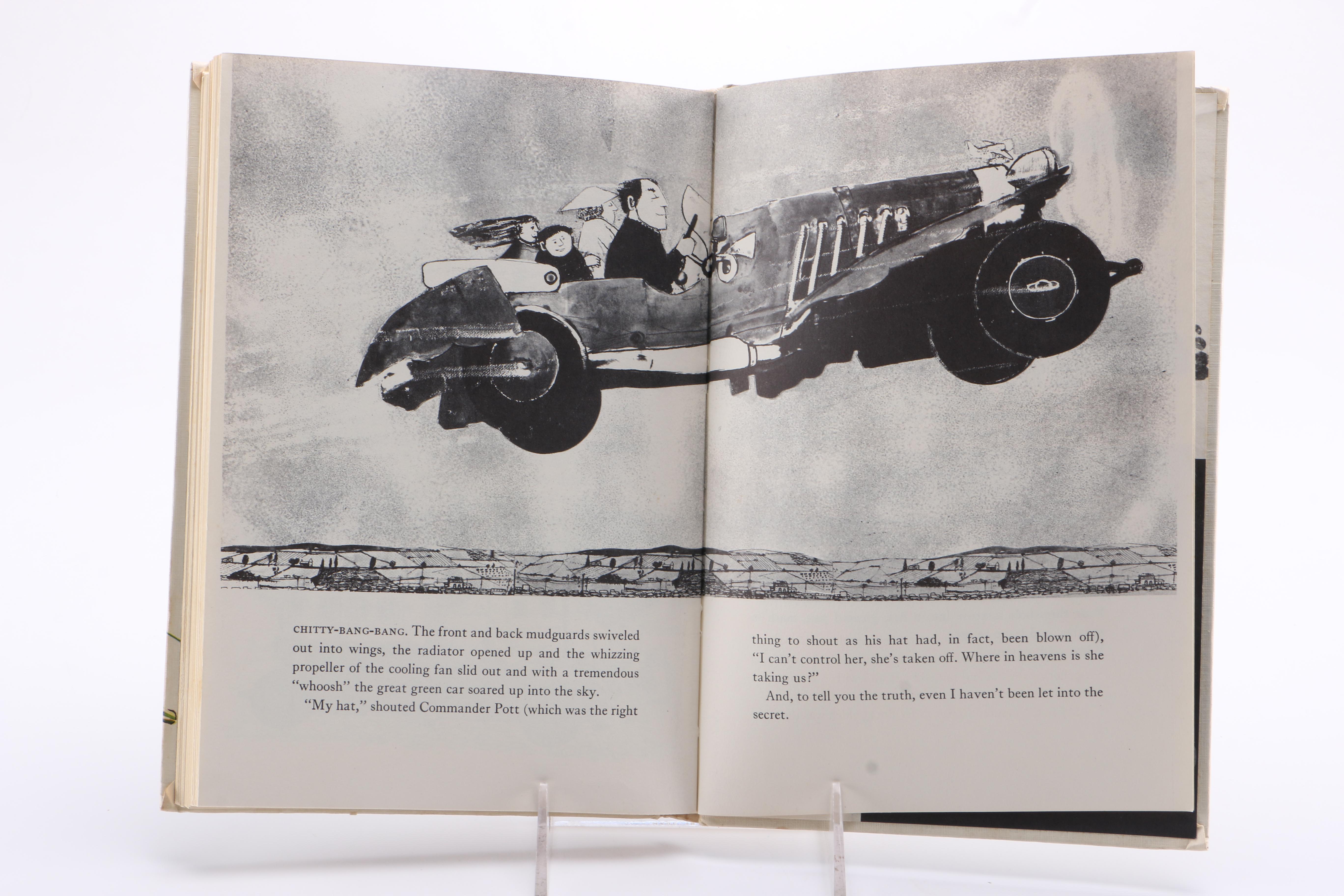 1960s Weekly Reader Children's Book Club Edition "Chitty Chitty Bang Bang: The Magical Car" by Ian Fleming