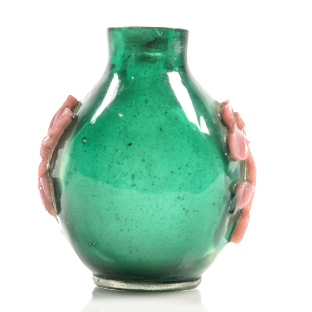 Antique Chinese Peking Glass Snuff Bottle