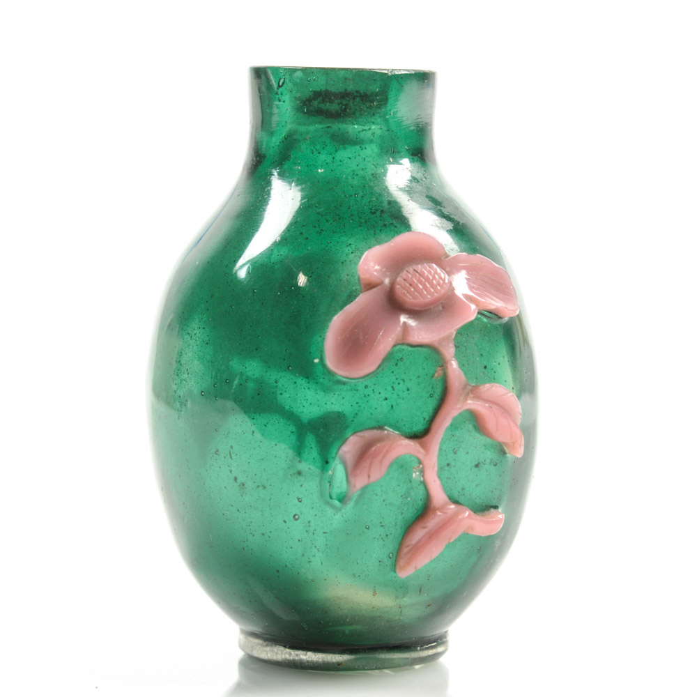 Antique Chinese Peking Glass Snuff Bottle