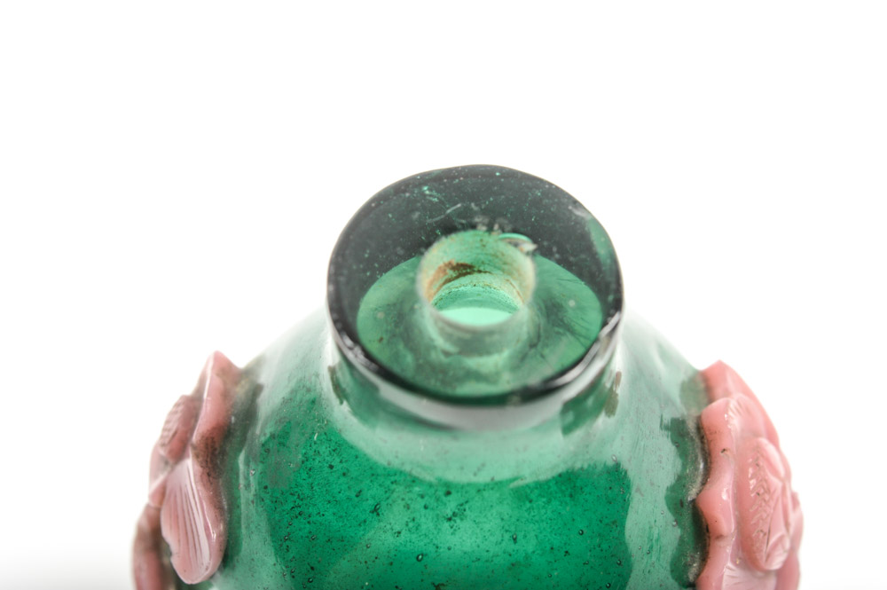 Antique Chinese Peking Glass Snuff Bottle