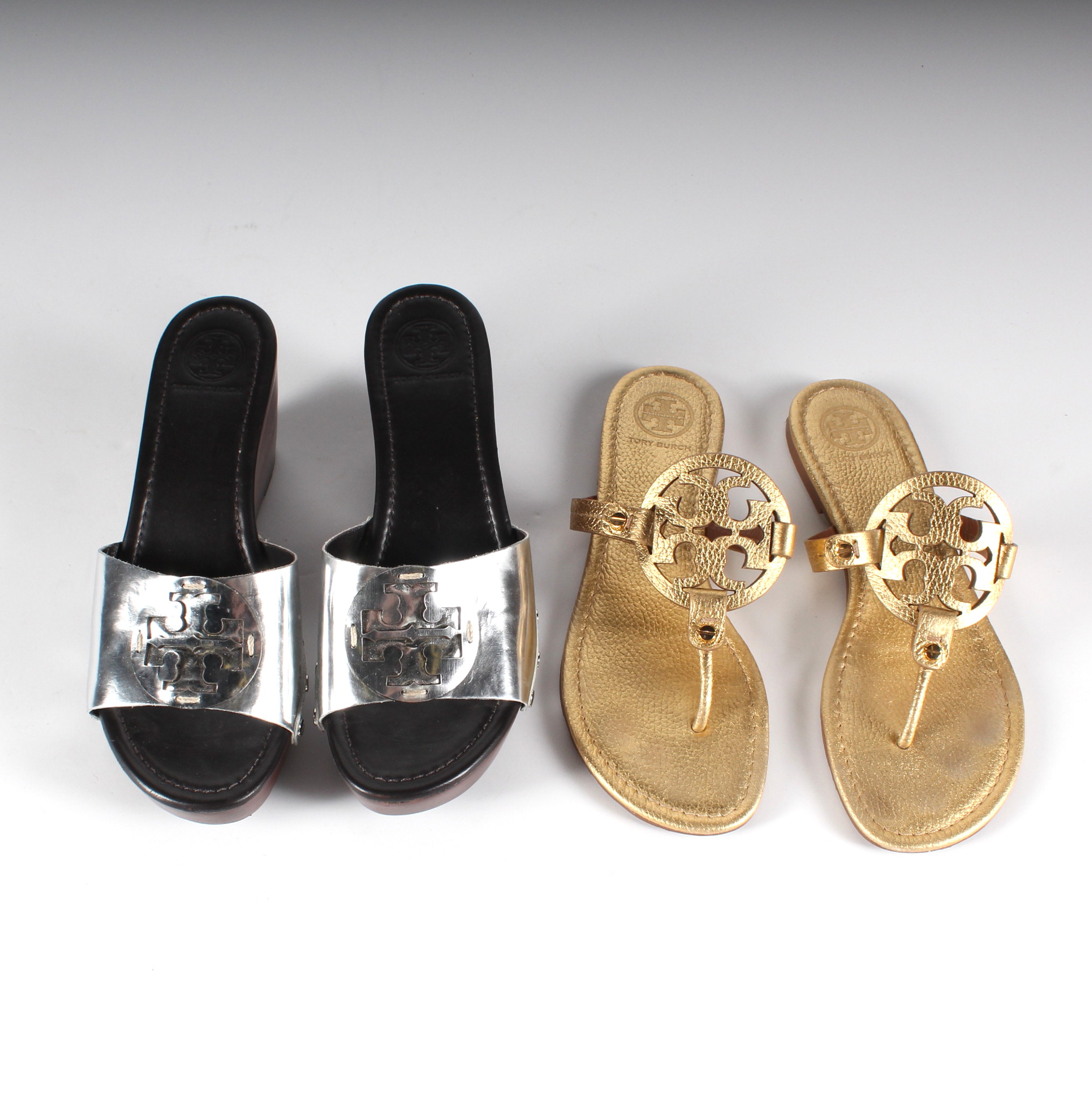 Tory Burch Platform Wedges and Flat Sandals