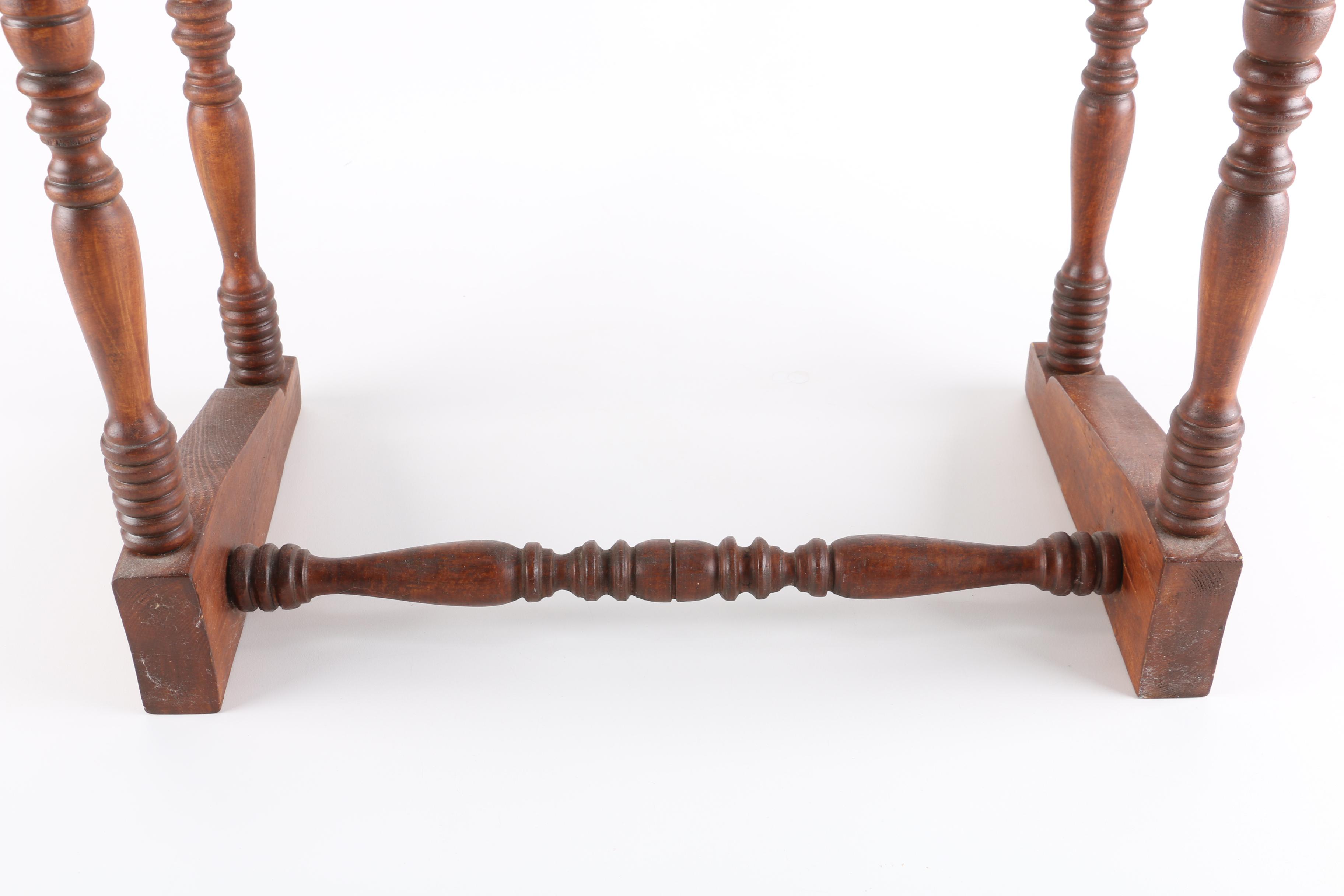 Vintage Wooden Accent Table