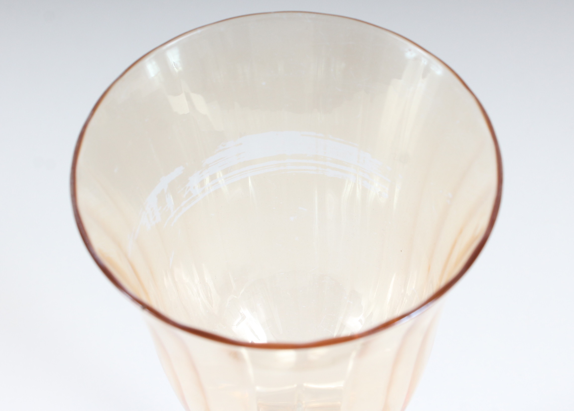 Orange Crystal Glasses