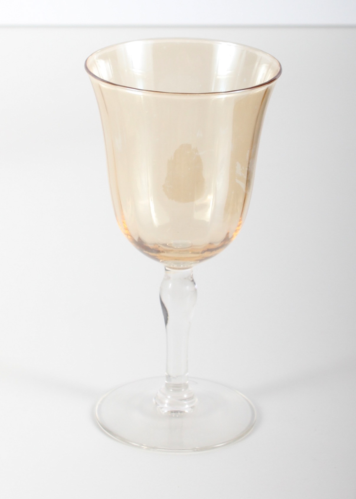 Orange Crystal Glasses