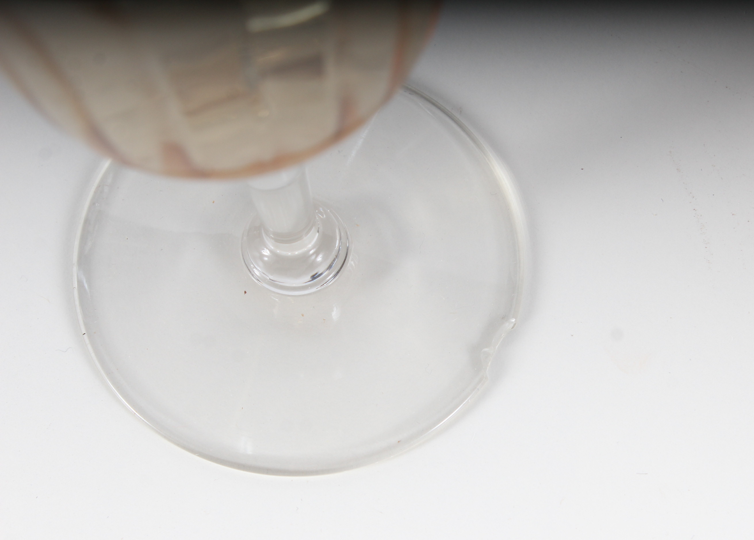 Orange Crystal Glasses