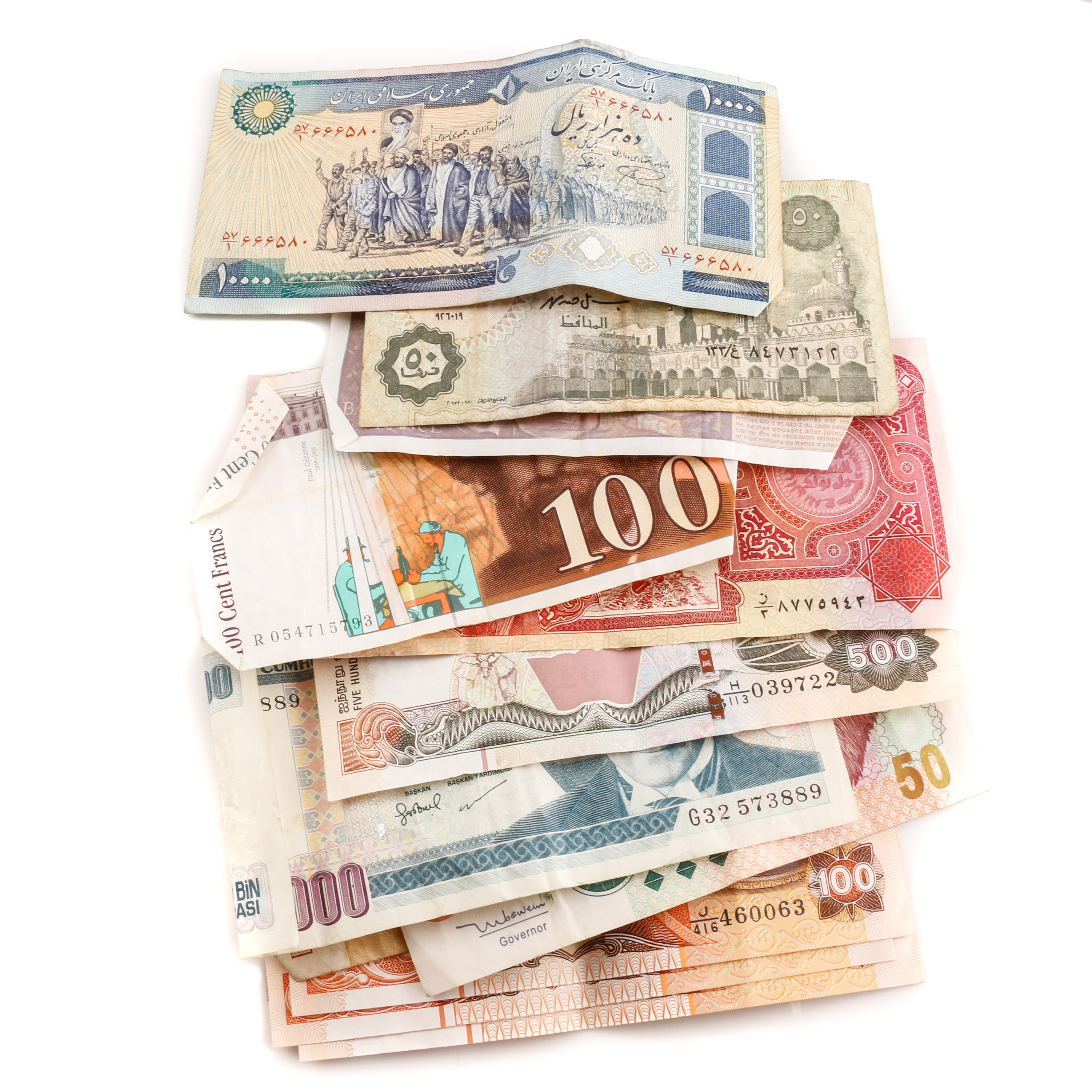 Forty-Five Pieces of Foreign Currency