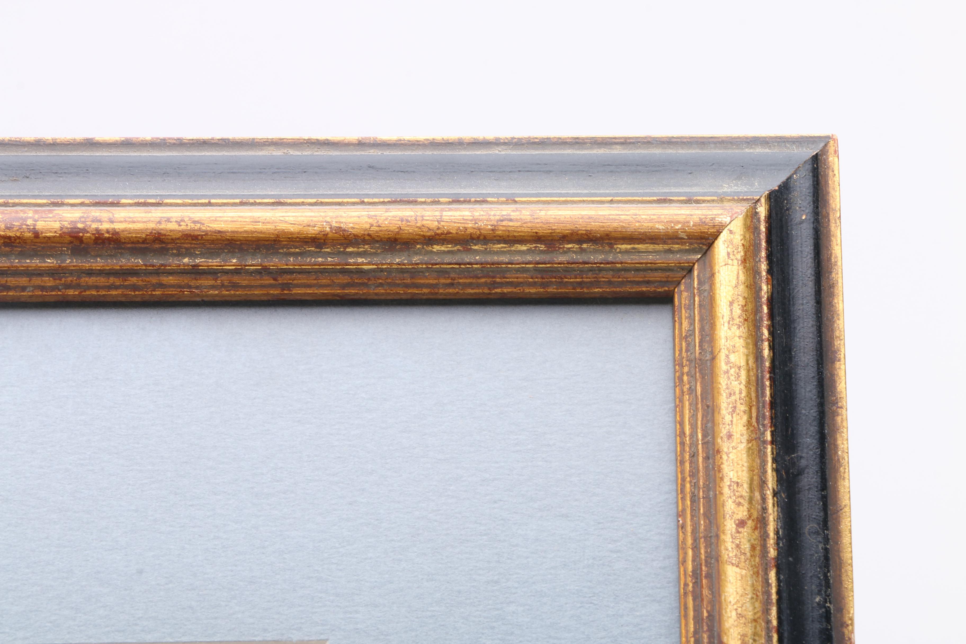 Signed Oil Painting on Canvas French City Scene