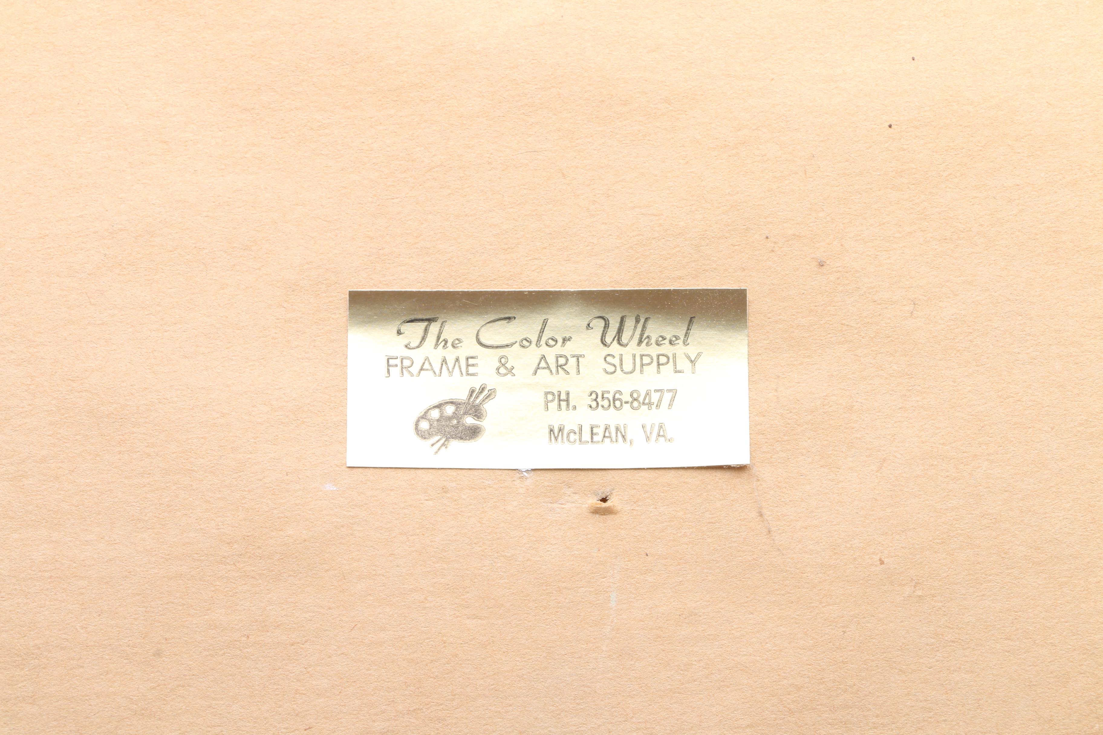 Signed Oil Painting on Canvas French City Scene