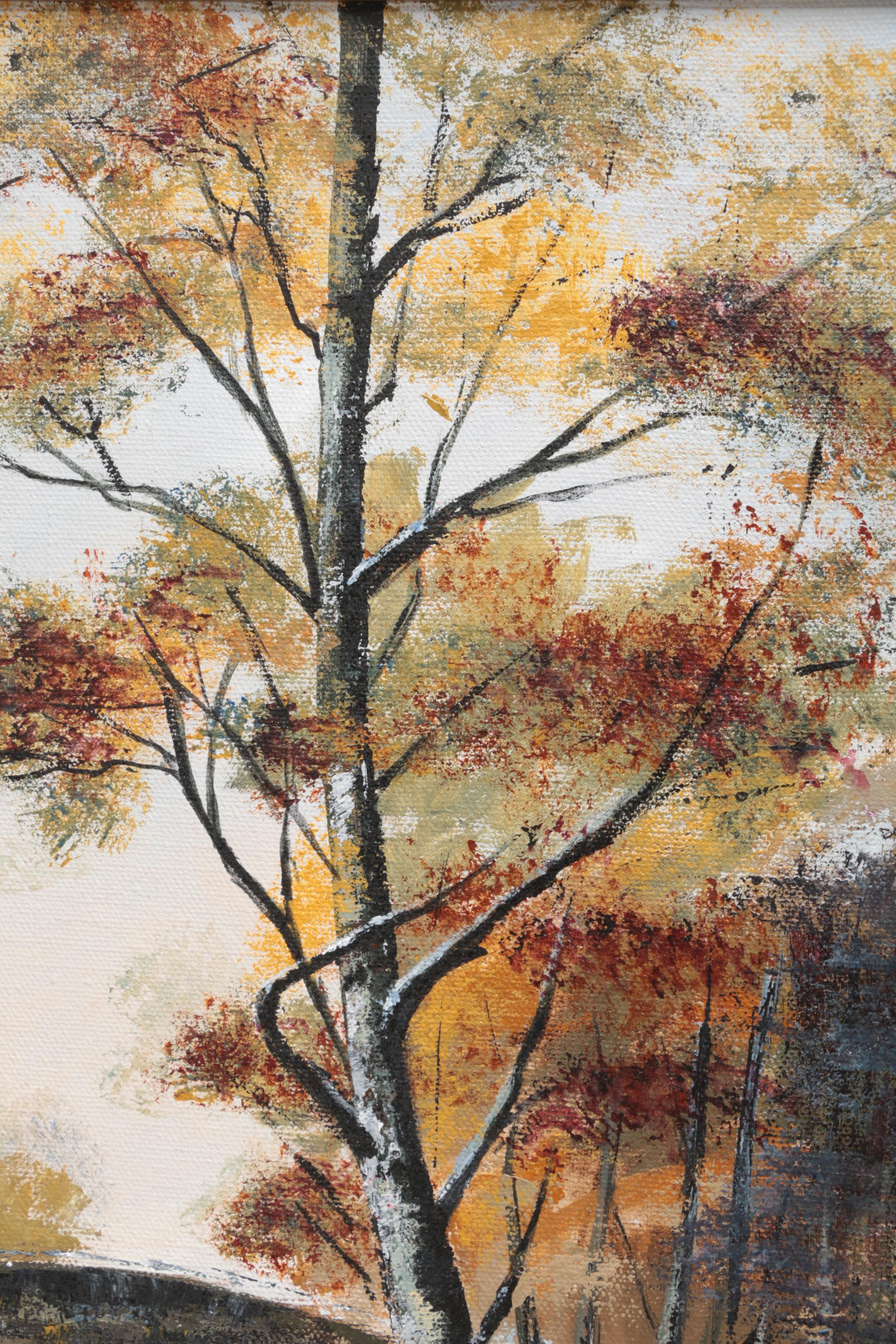 Maggie Winn Oil Paintings on Canvas of Idylic Rural Landscapes