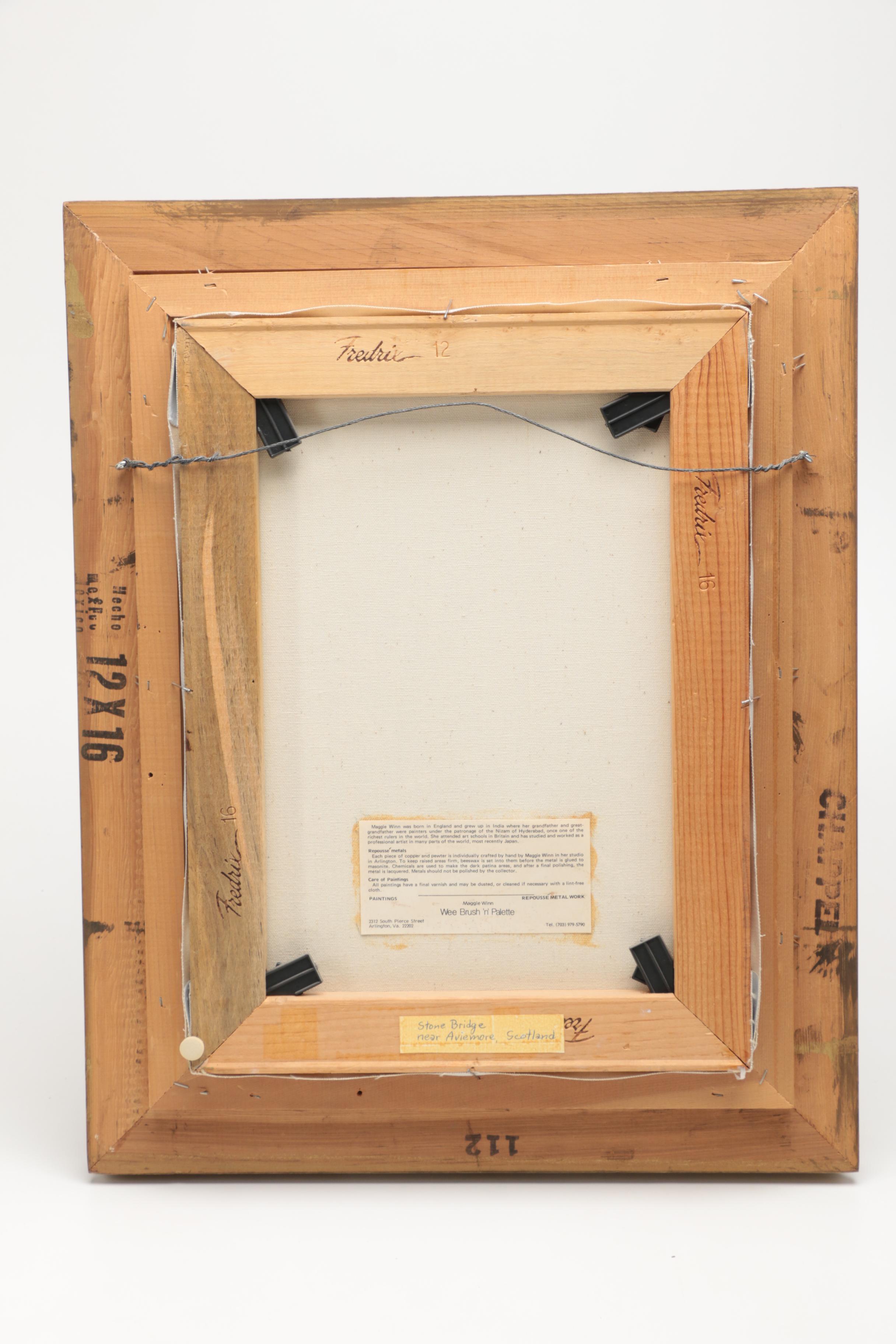 Maggie Winn Oil Paintings on Canvas of Idylic Rural Landscapes