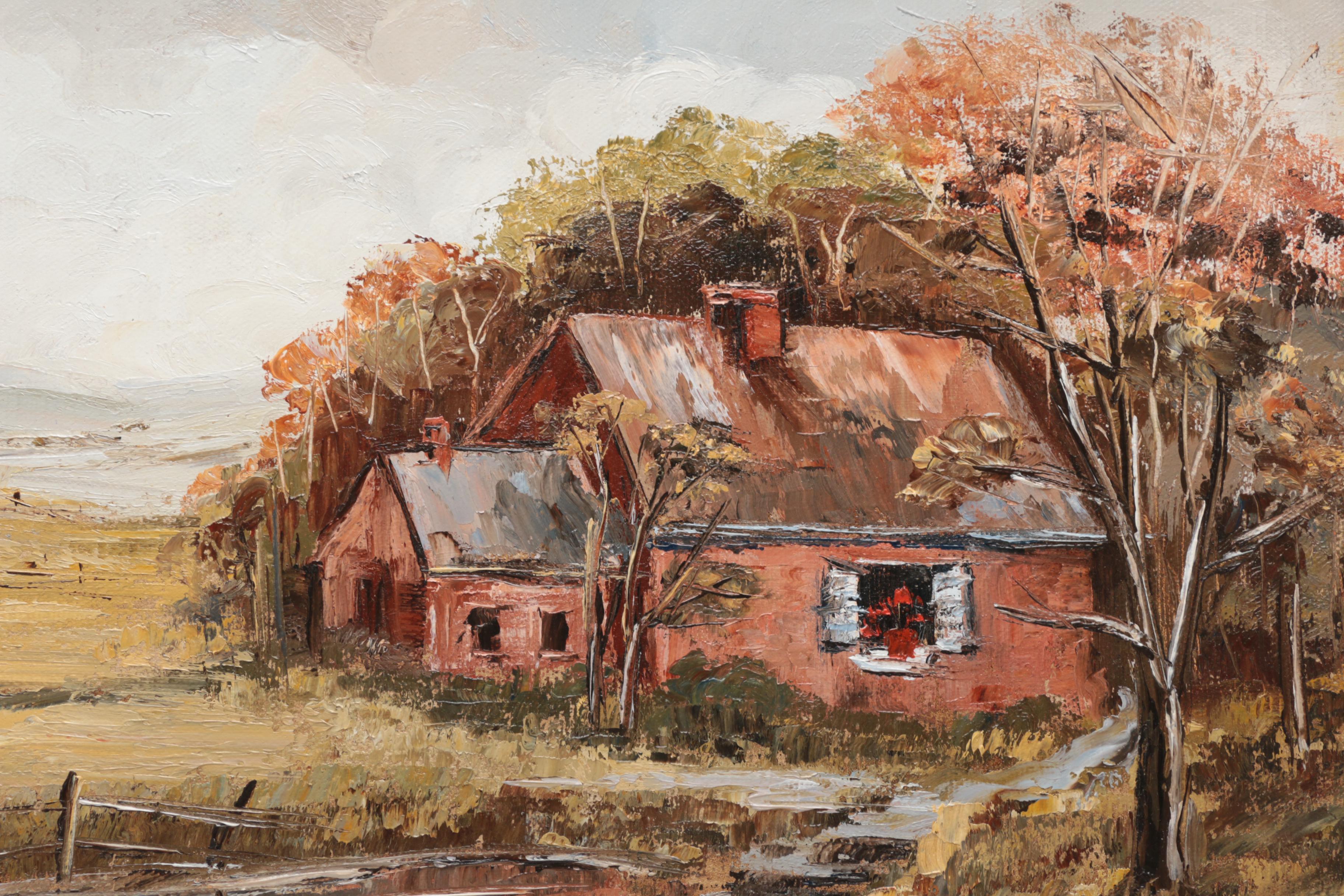 Maggie Winn Oil Paintings on Canvas of Idylic Rural Landscapes