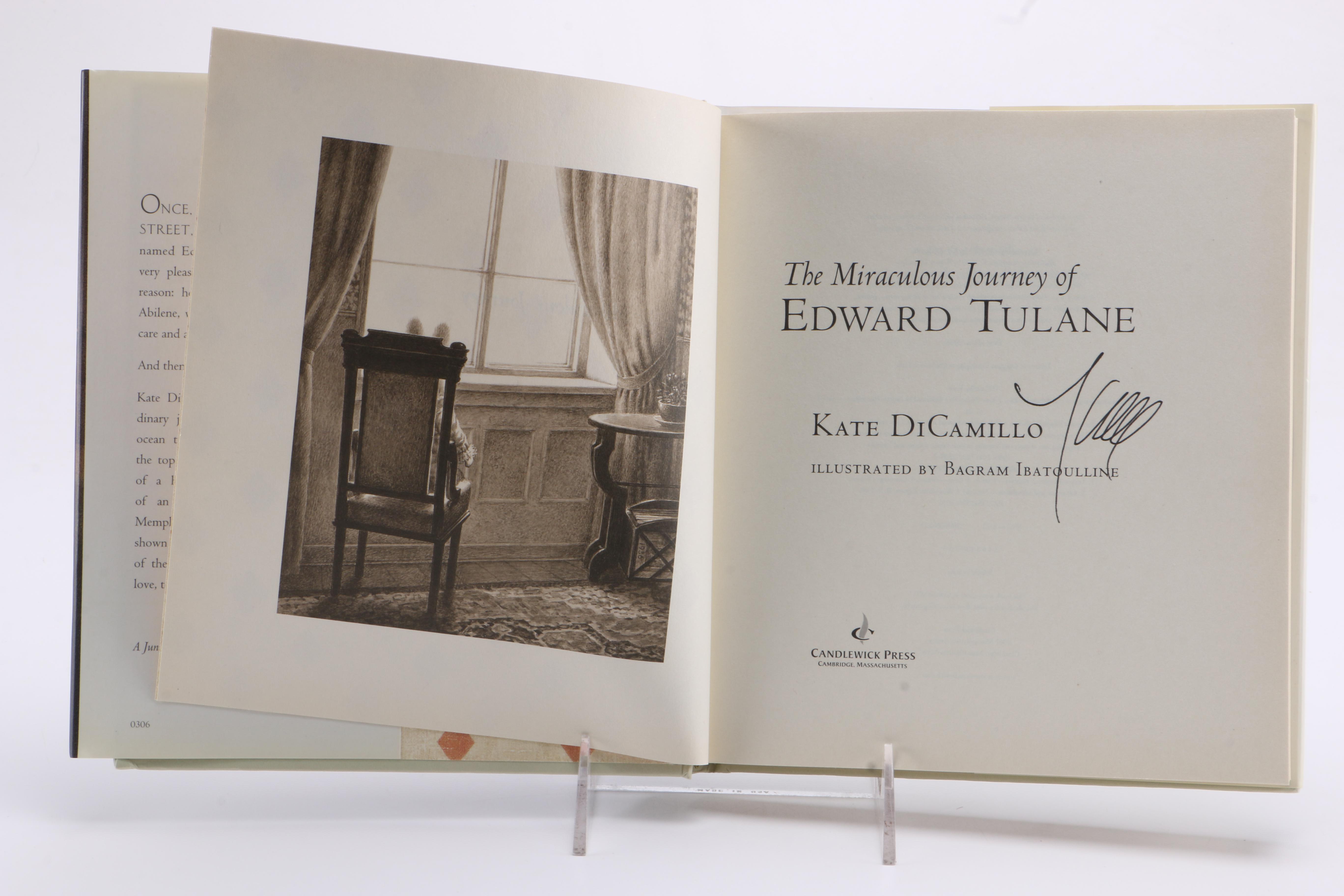 Signed Second Printing "The Miraculous Journey of Edward Tulane" by Kate DiCamillo