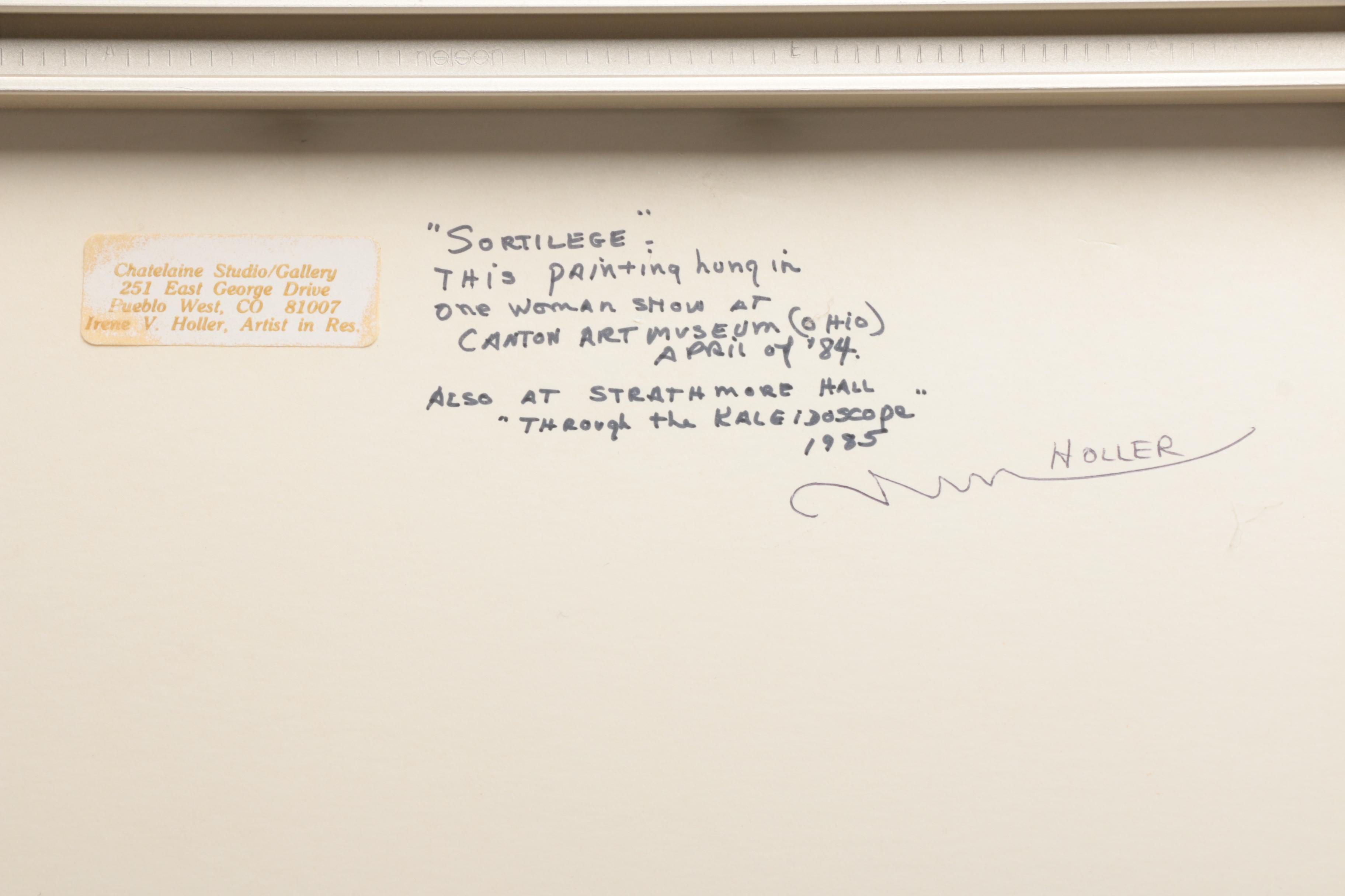 Holler Offset Lithograph on Paper "Sortilege"