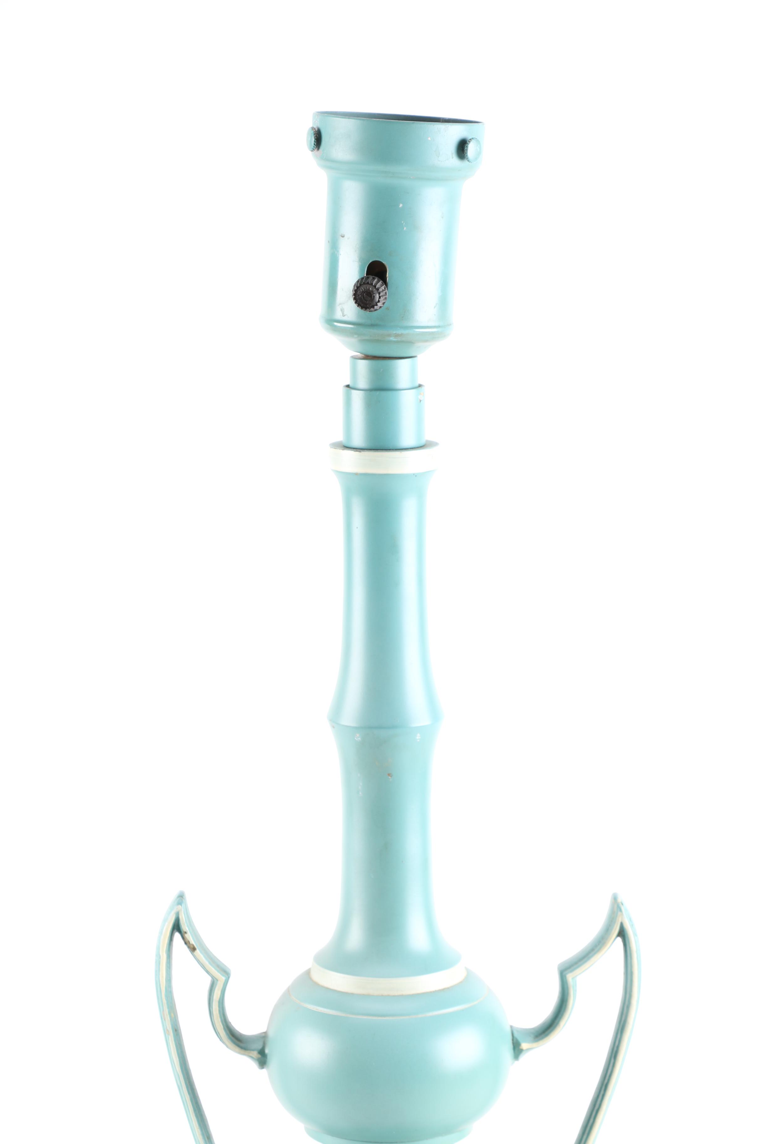 Vintage Tole Table Lamp