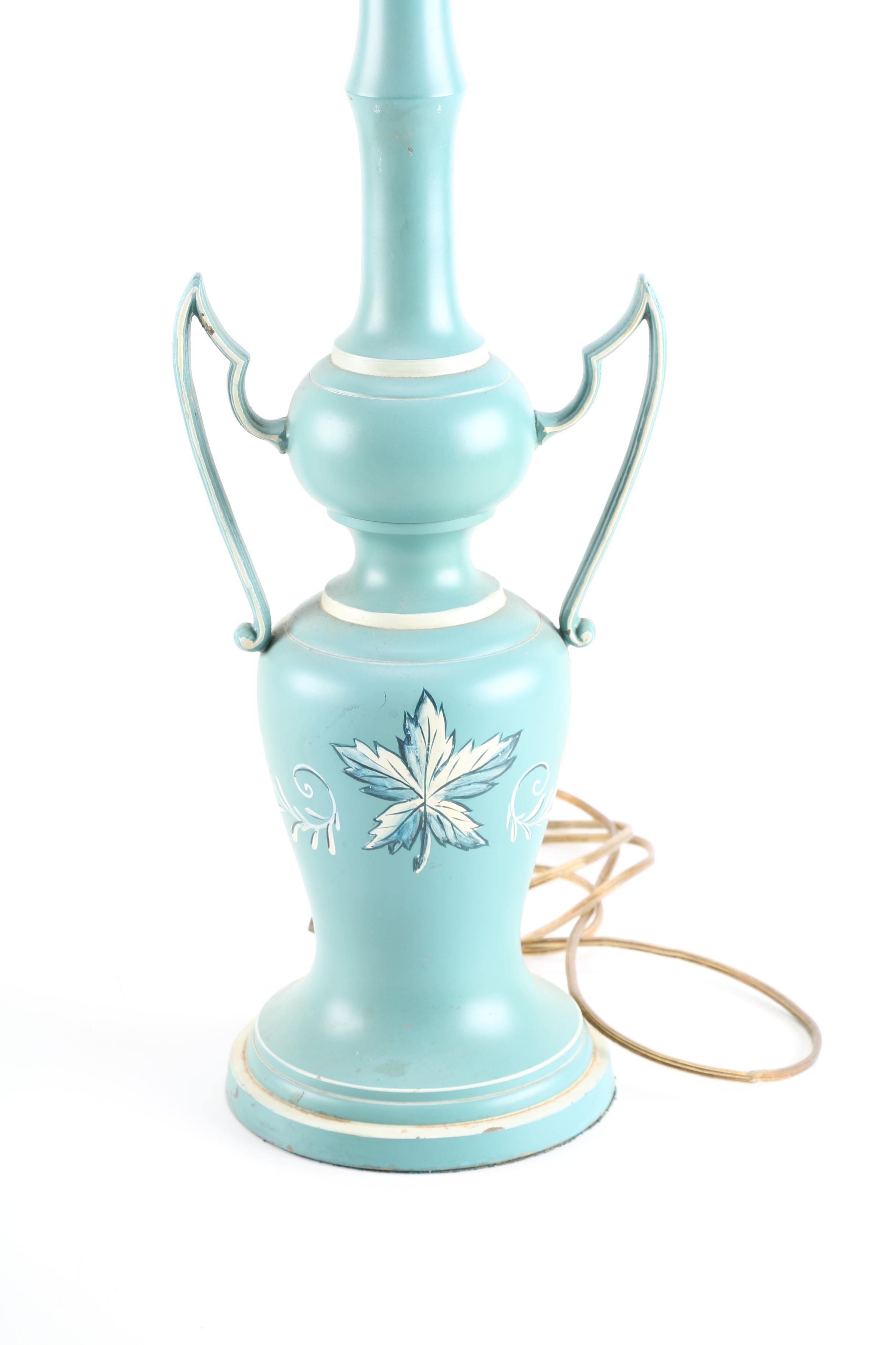 Vintage Tole Table Lamp