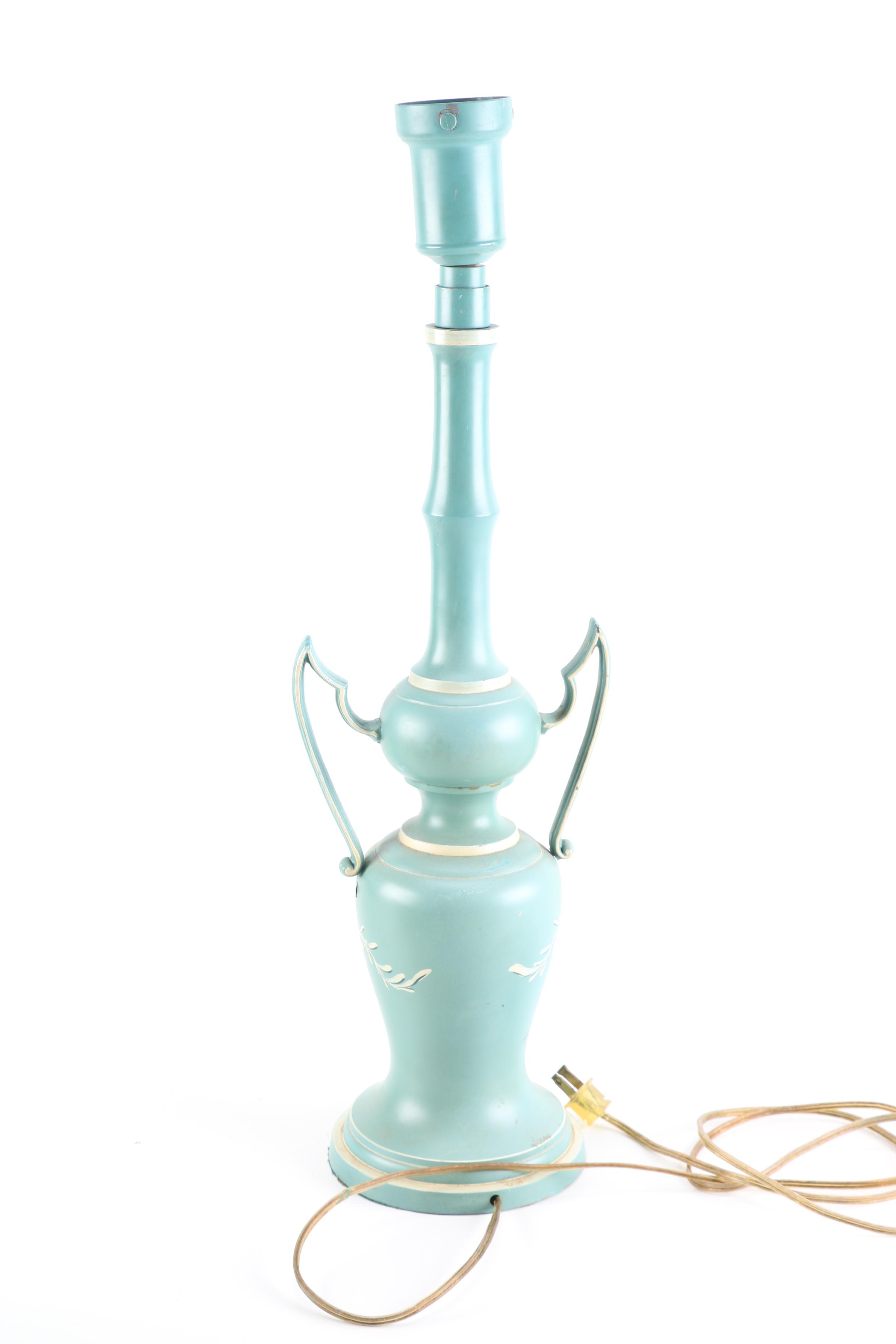 Vintage Tole Table Lamp