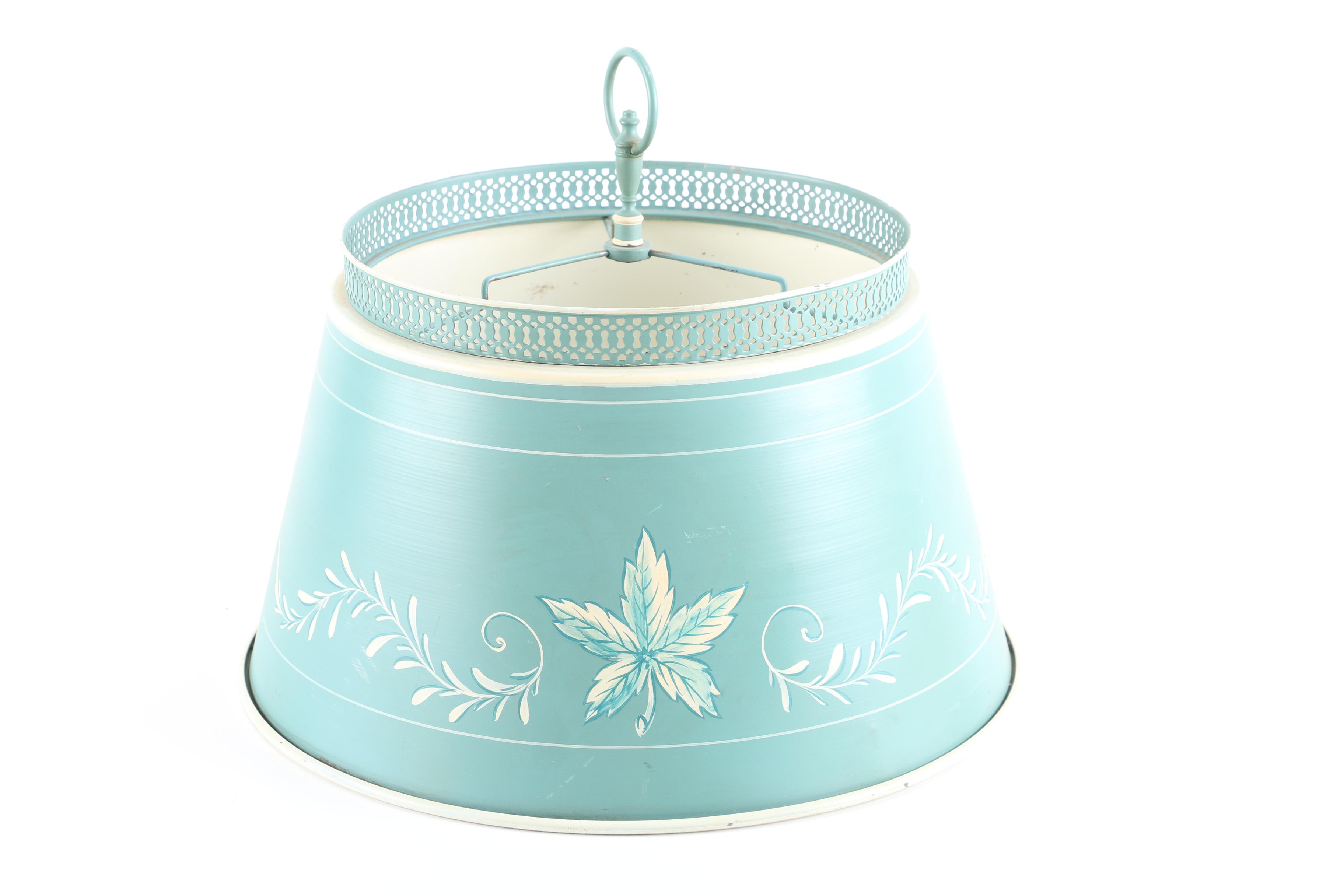 Vintage Tole Table Lamp