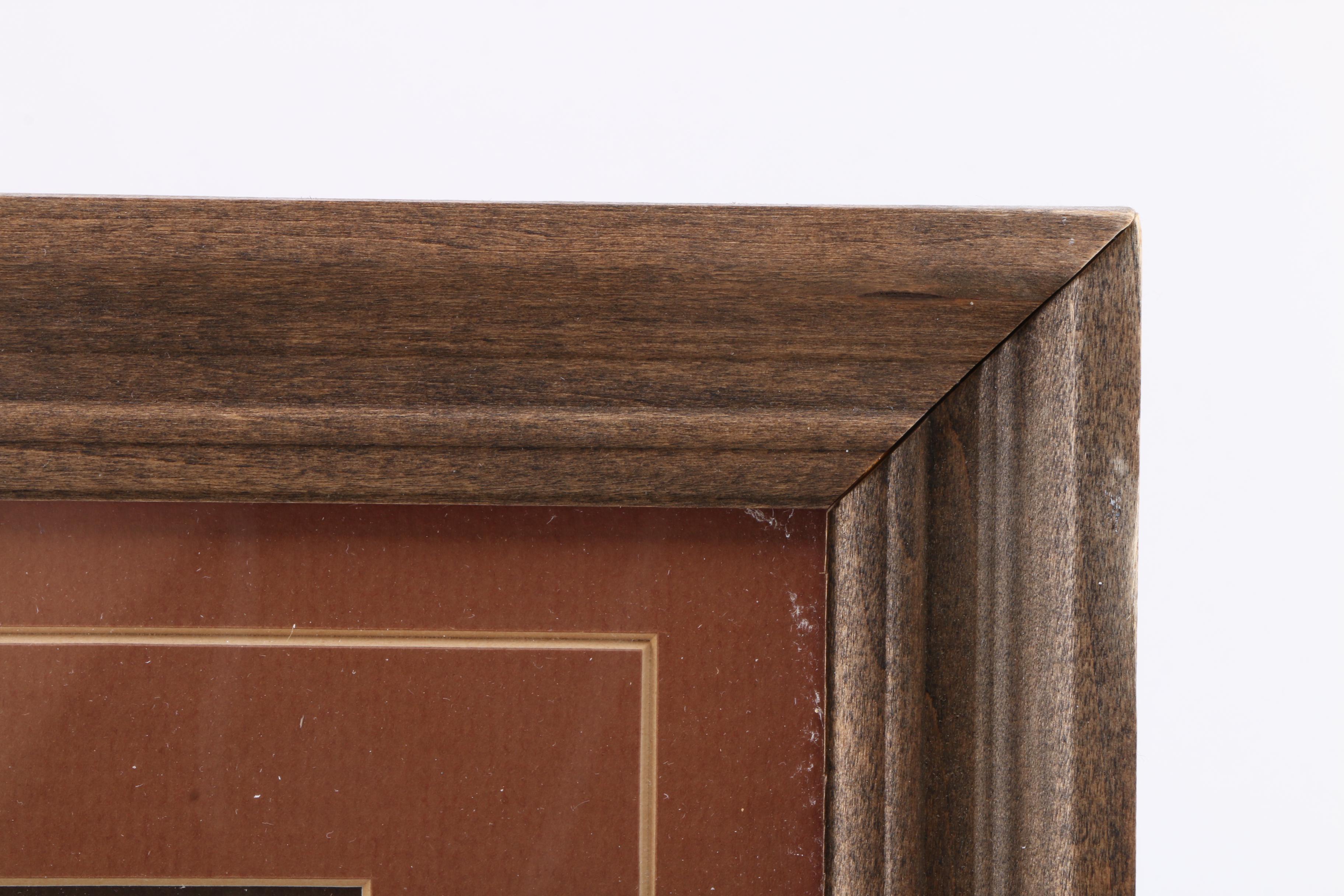 Pair of Offset Lithographs on Paper of Patterned Vases