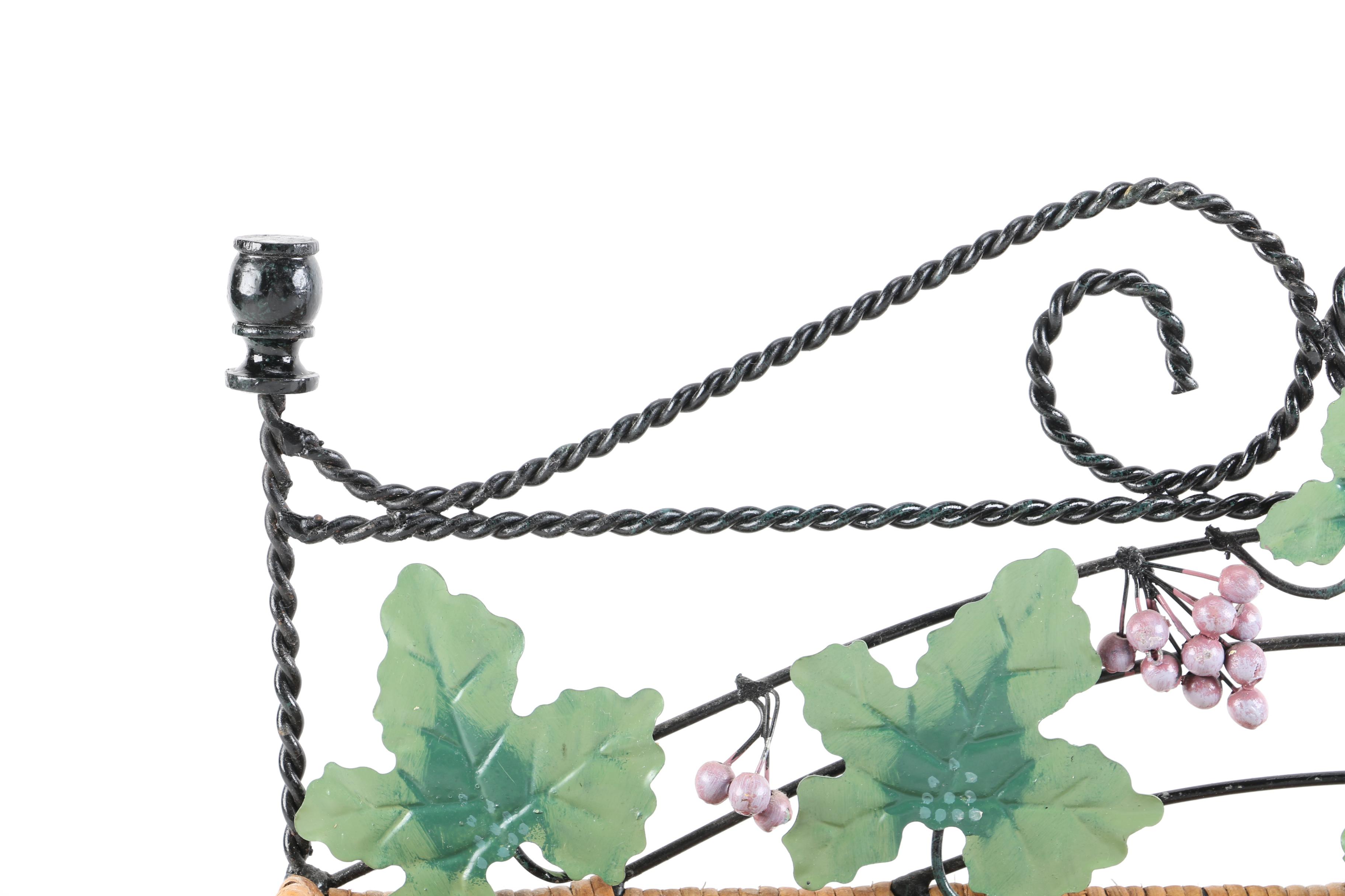 Decorative Brown Wicker Basket