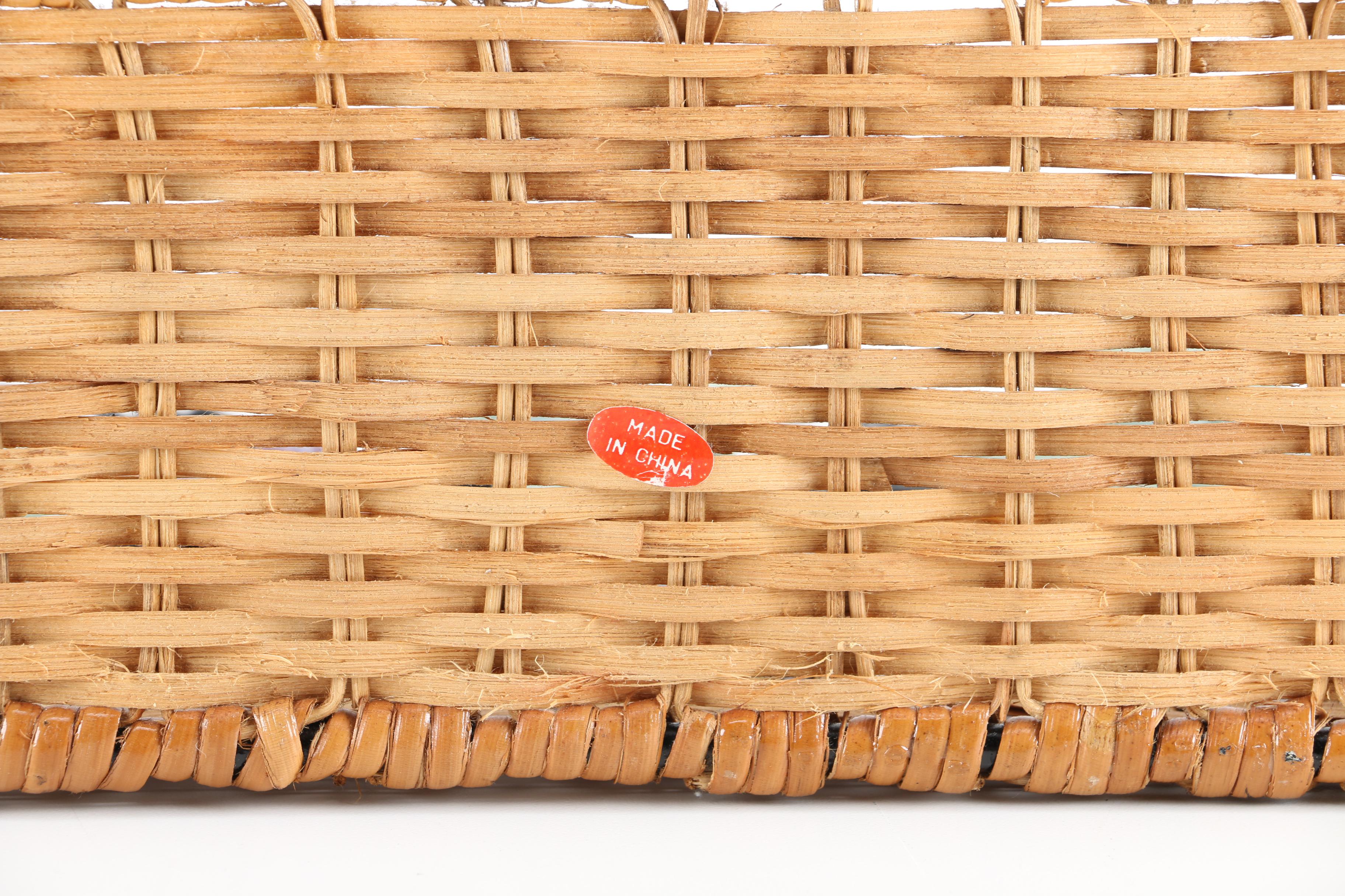 Decorative Brown Wicker Basket