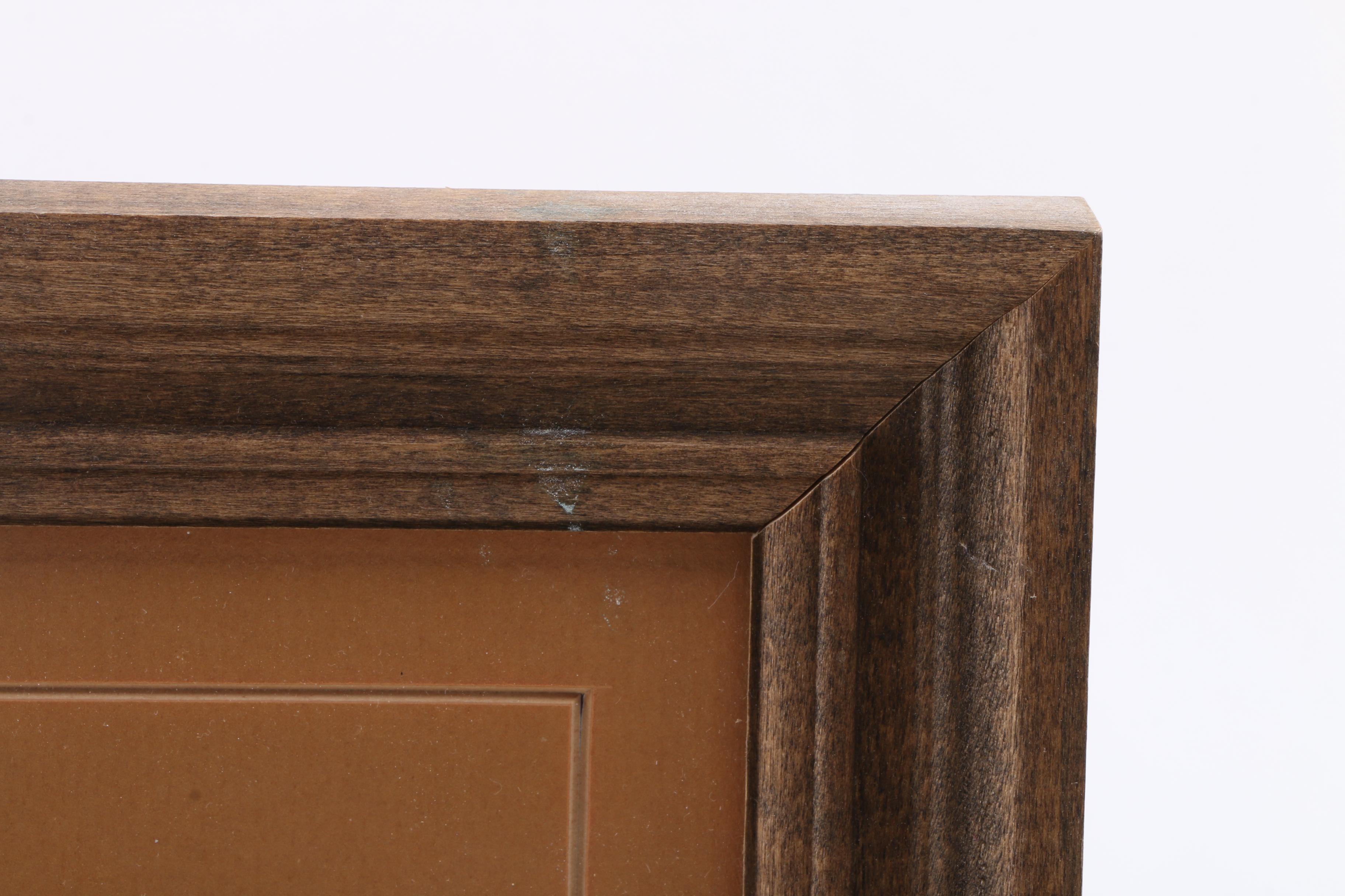 Pair of Offset Lithographs on Paper of Patterned Vases