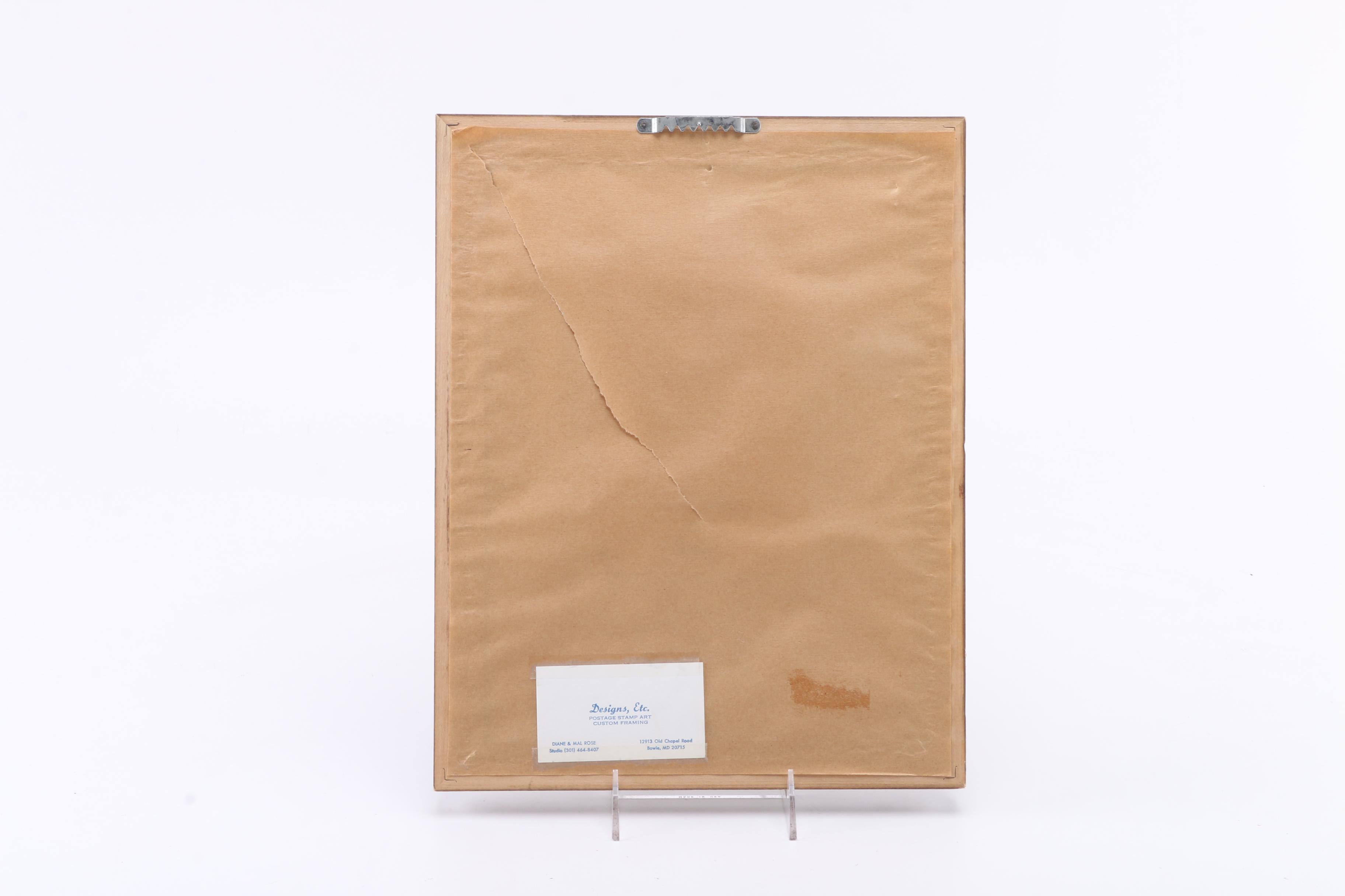 Pair of Offset Lithographs on Paper of Patterned Vases