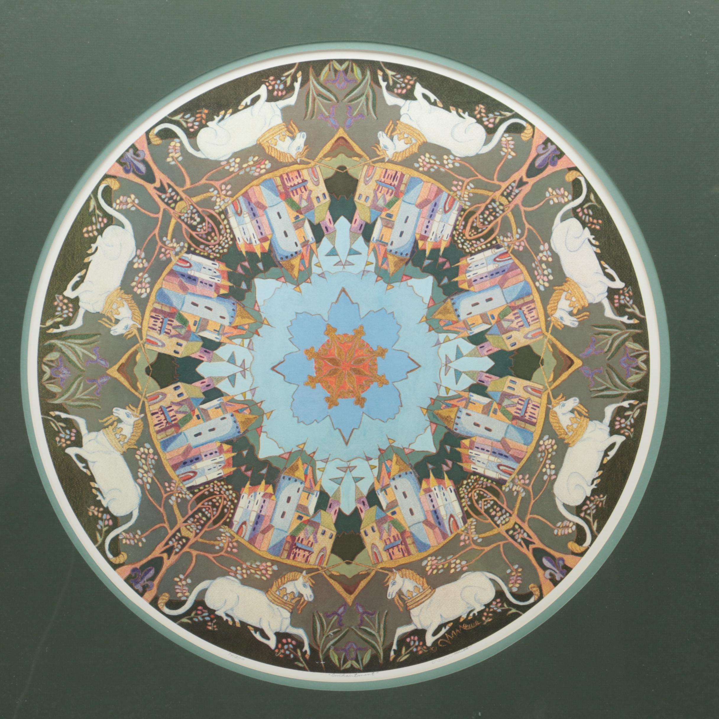 Holler Limited Edition Offset Lithograph After Painting "Enchantment"