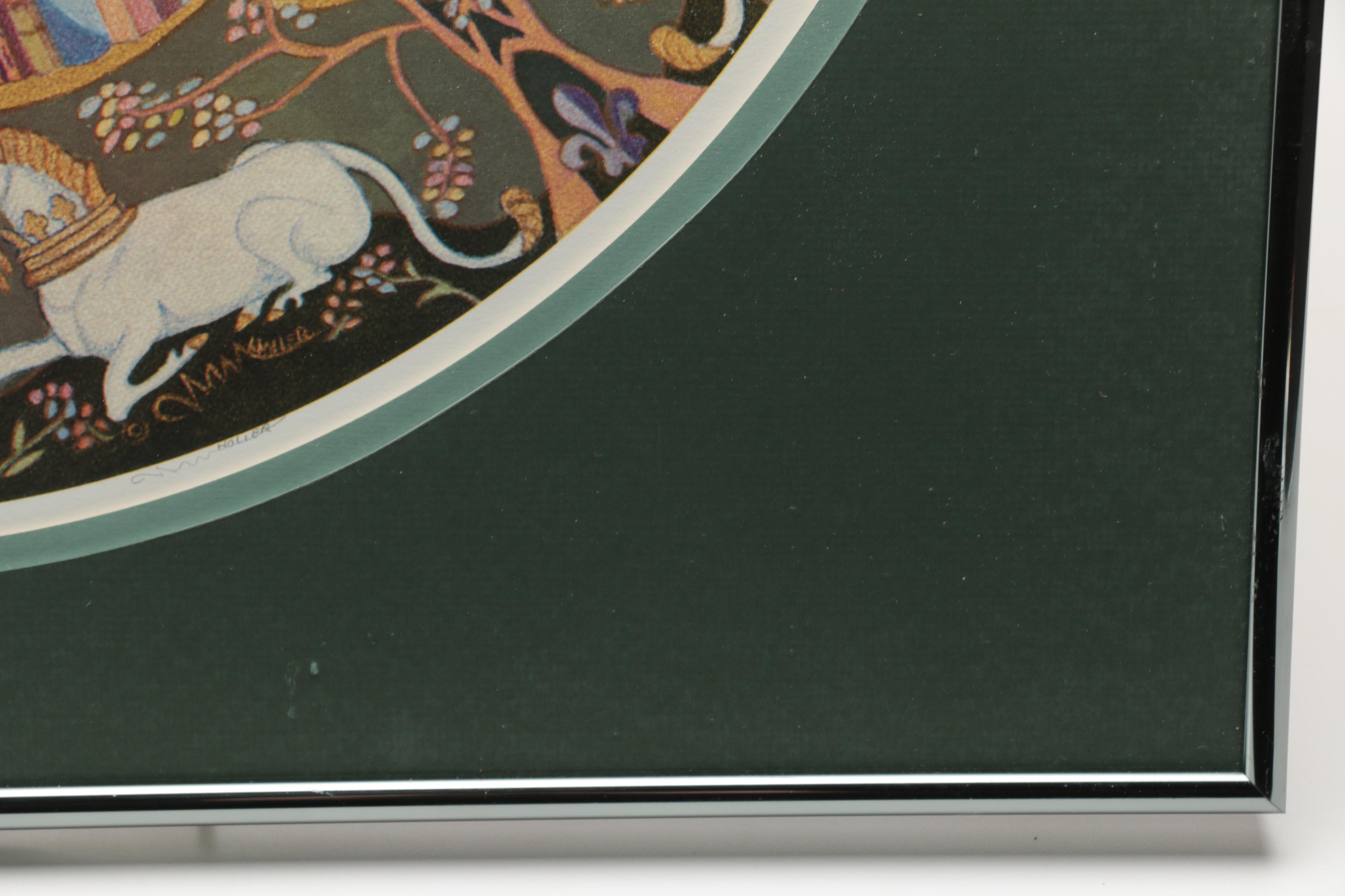 Holler Limited Edition Offset Lithograph After Painting "Enchantment"