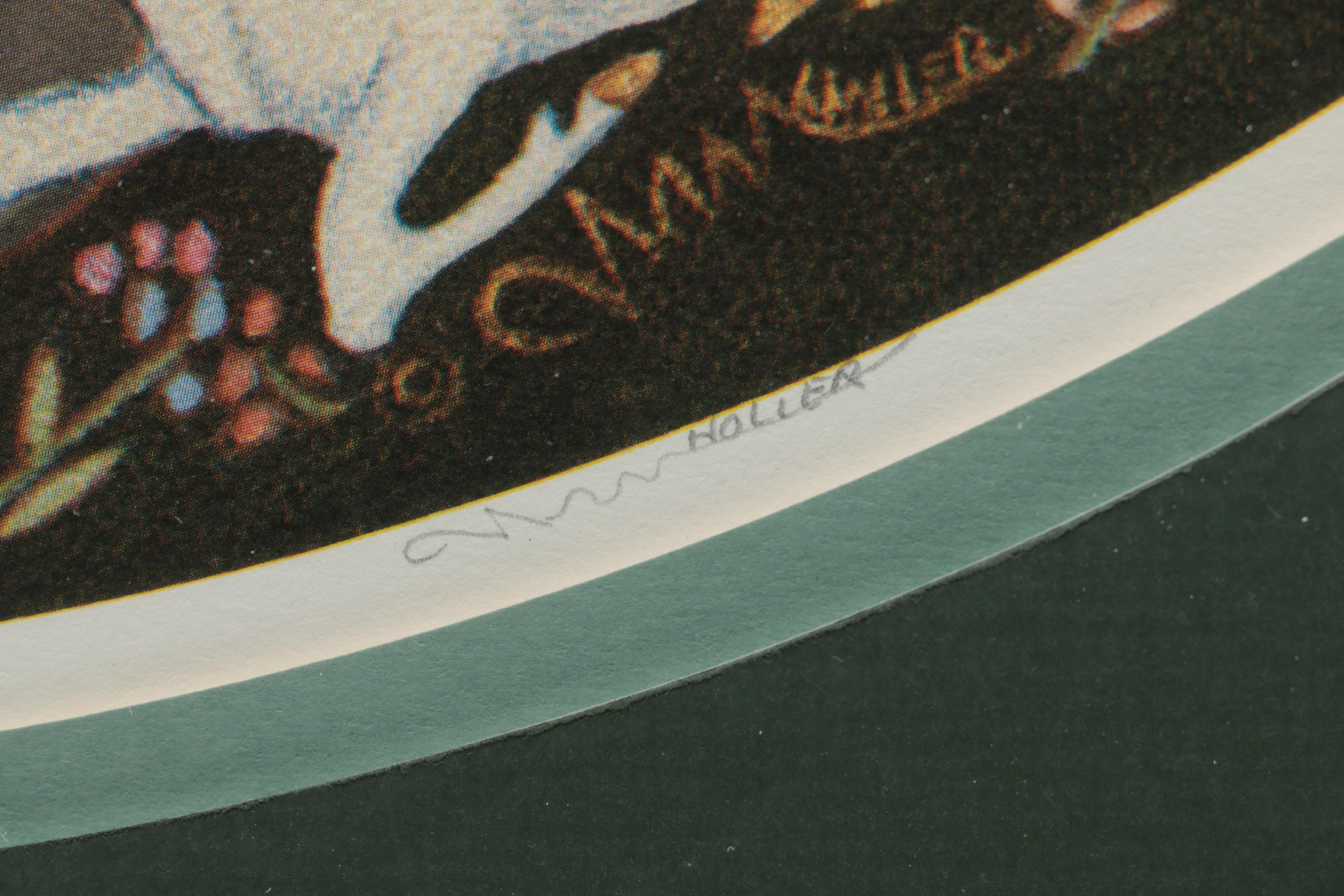 Holler Limited Edition Offset Lithograph After Painting "Enchantment"