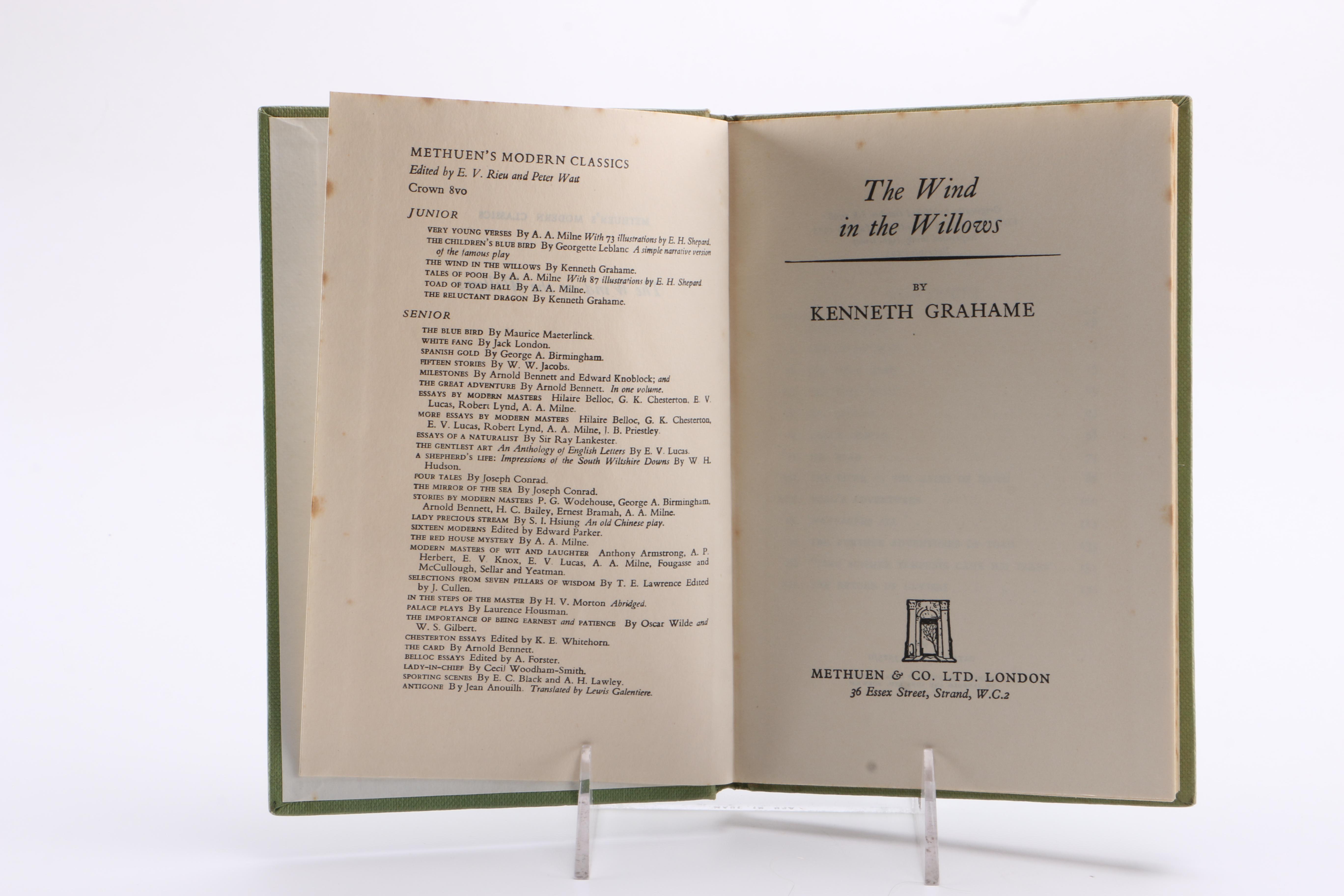 1957 UK Edition "The Wind in the Willows" by Kenneth Grahame
