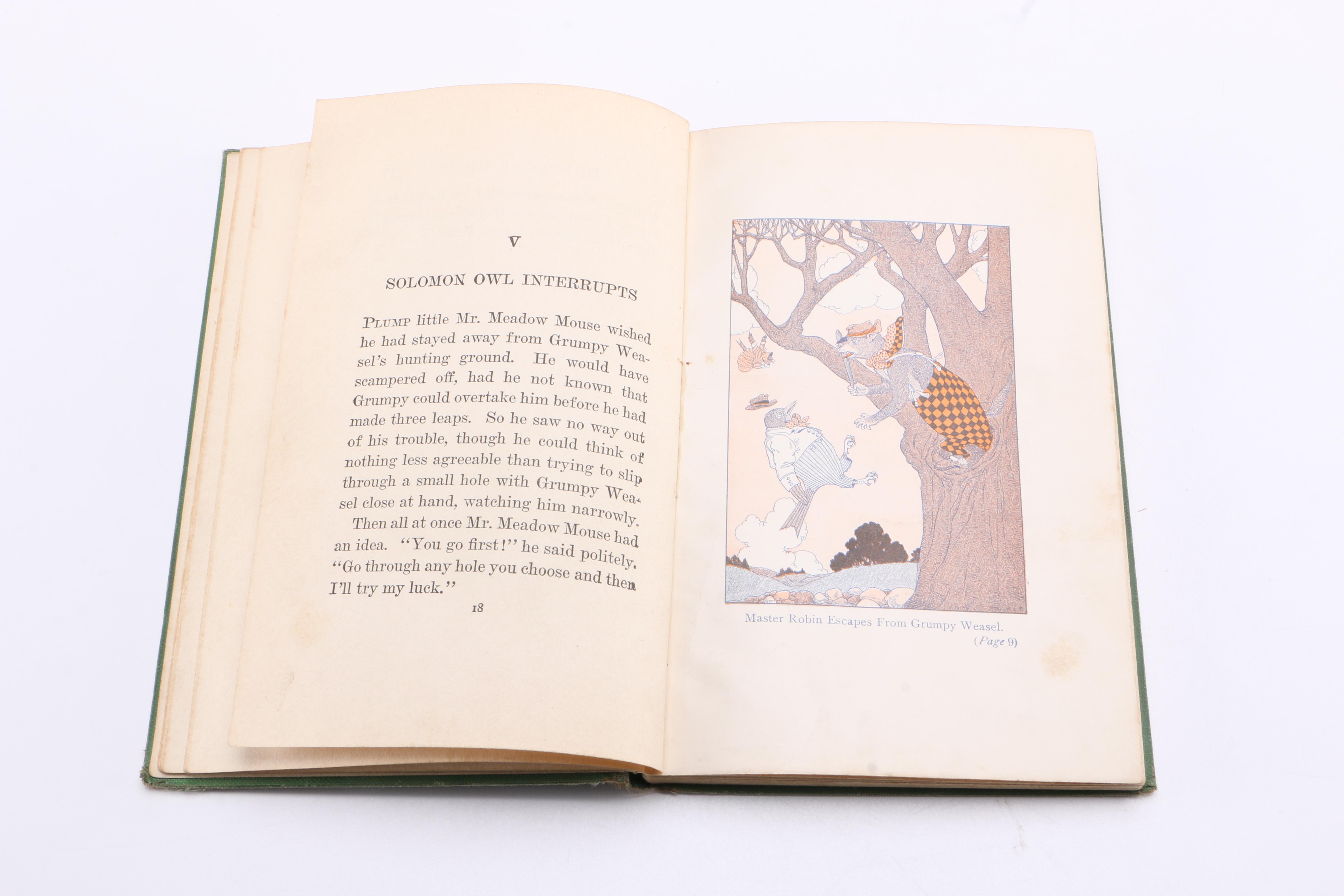 1920 "The Tale of Grumpy Weasel" by Arthur Scott Bailey