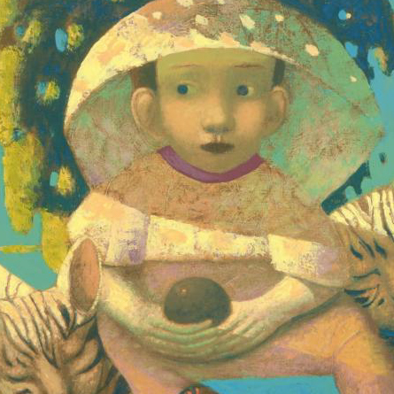 Sasha Bassari Limited Edition Signed Serigraph on Stretched Canvas "My Favorite Cats"