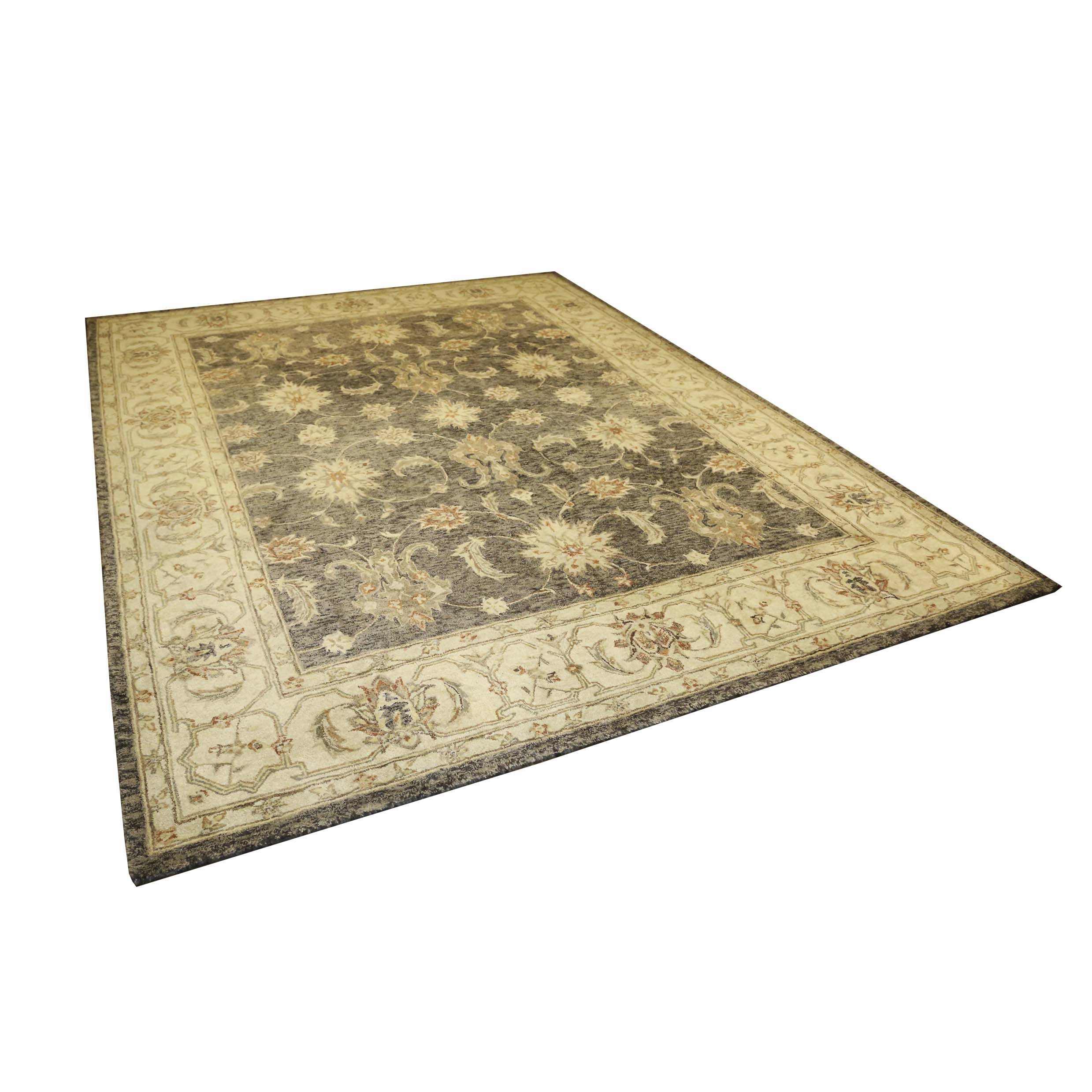 Large Tufted Tabriz Style Area Rug